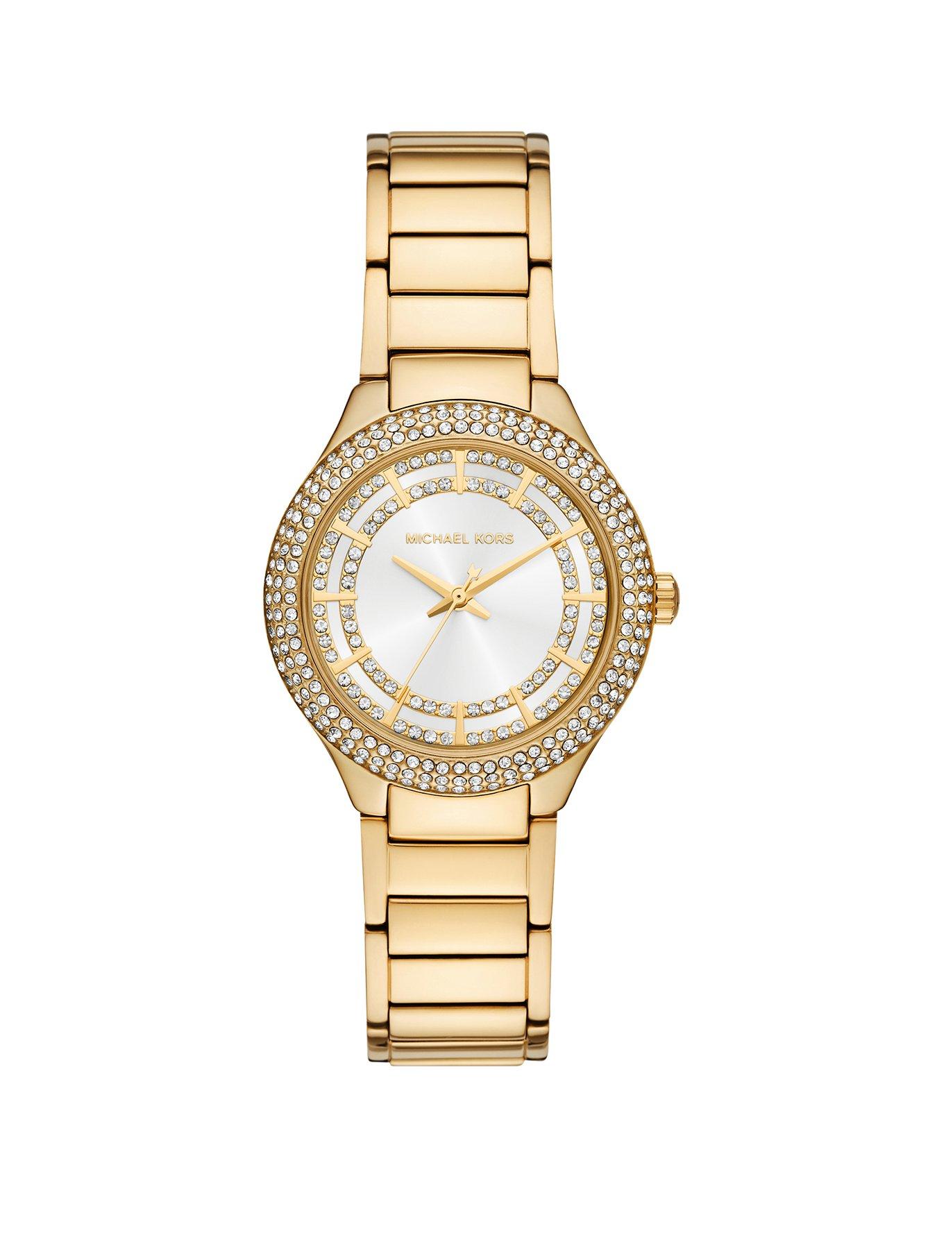 Image 2 of 5 of Michael Kors Women's Sylvia Three-Hand Gold-Tone Stainless Steel Watch, MK4941