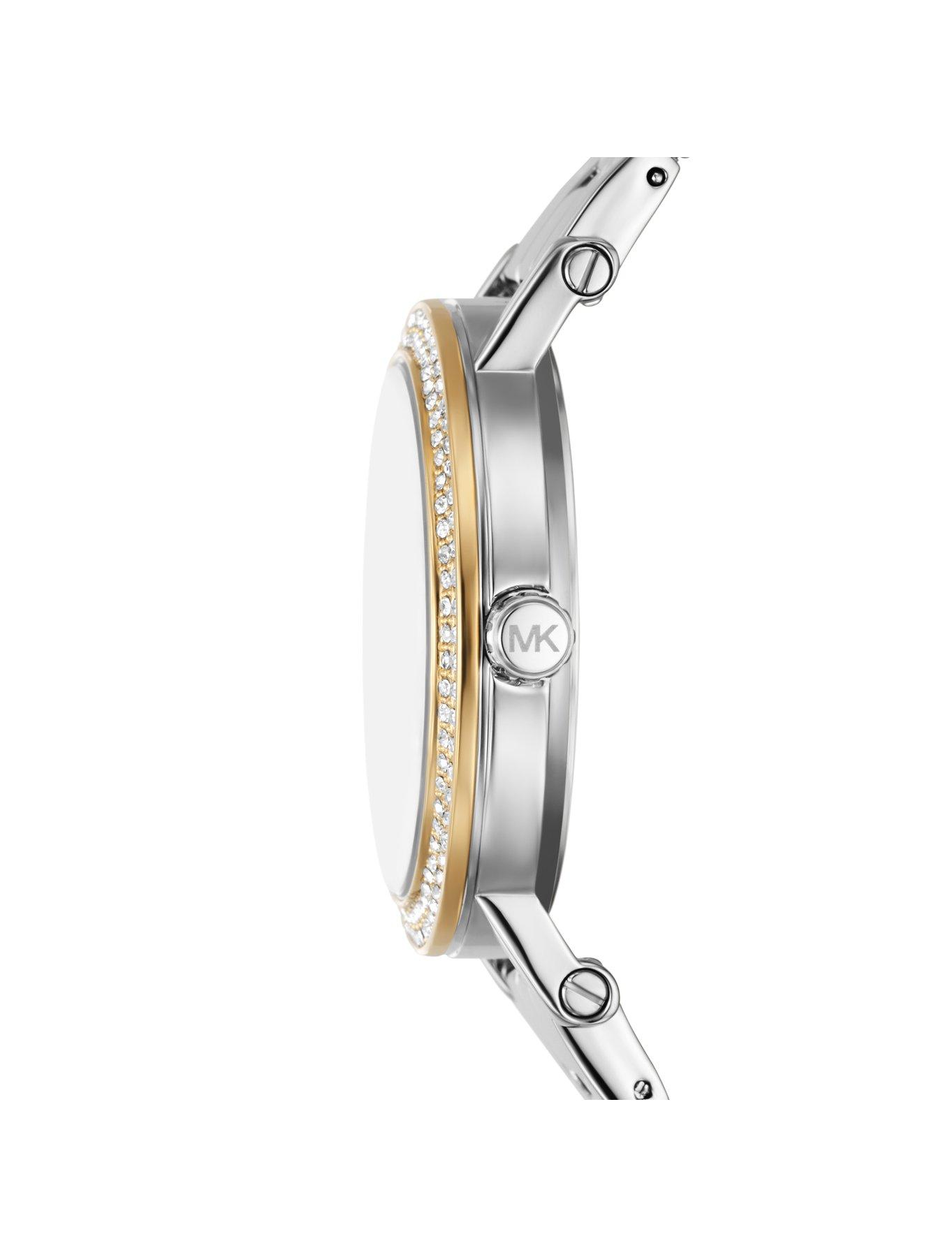 Michael Kors Women's Corey 3-Hand 2-Tone Stainless Steel Watch, Mk7550 ...