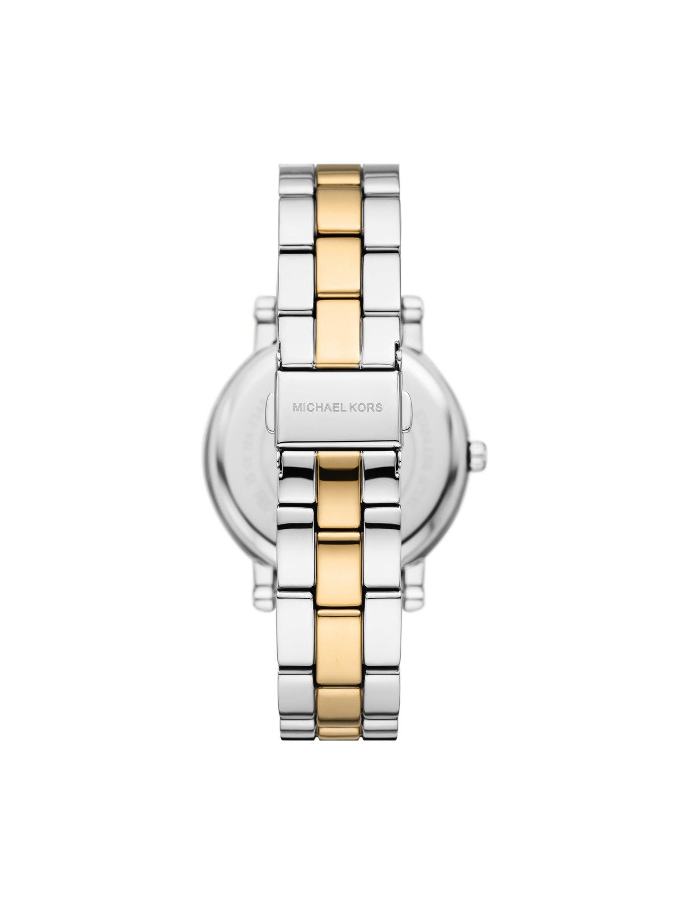 Image 4 of 4 of Michael Kors Women's Corey 3-Hand 2-Tone Stainless Steel Watch, Mk7550 - Multi