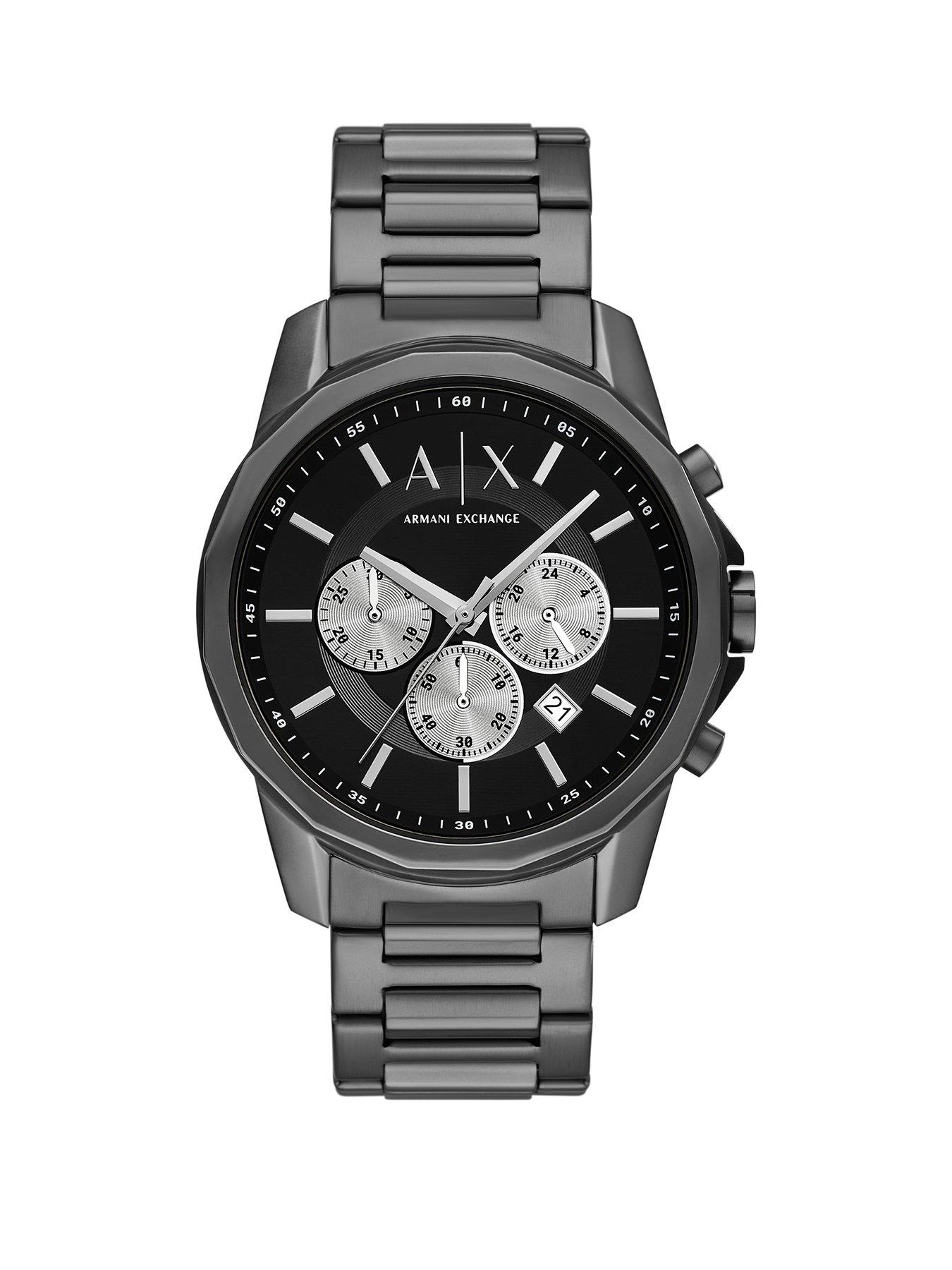 undefined Men's Chronograph Stainless Steel Watch, Ax1765 - Gunmetal