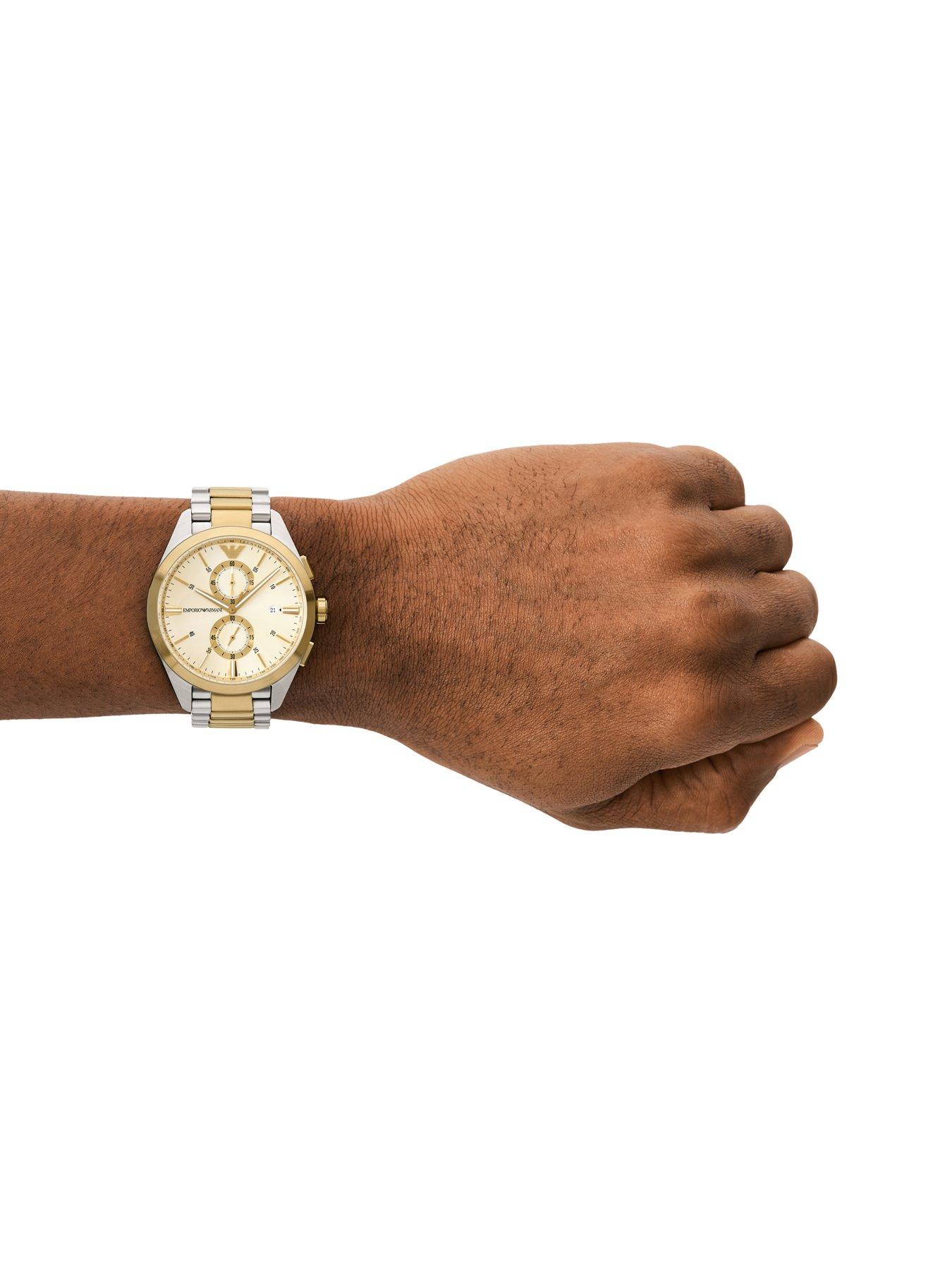 Image 2 of 6 of Emporio Armani Men's Claudio Chronograph, Stainless Steel Watch, Ar11605 - Multi