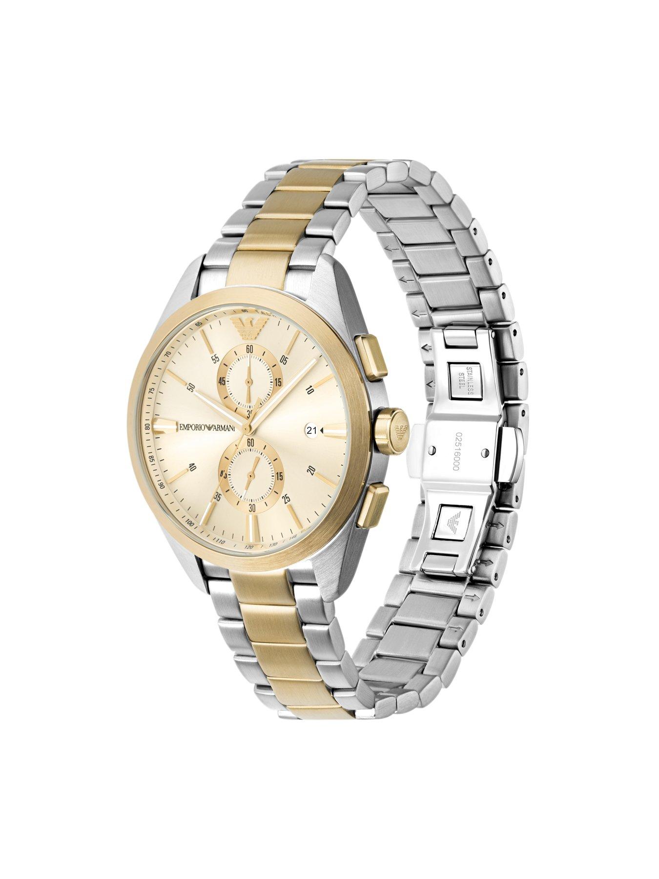 Image 3 of 6 of Emporio Armani Men's Claudio Chronograph, Stainless Steel Watch, Ar11605 - Multi