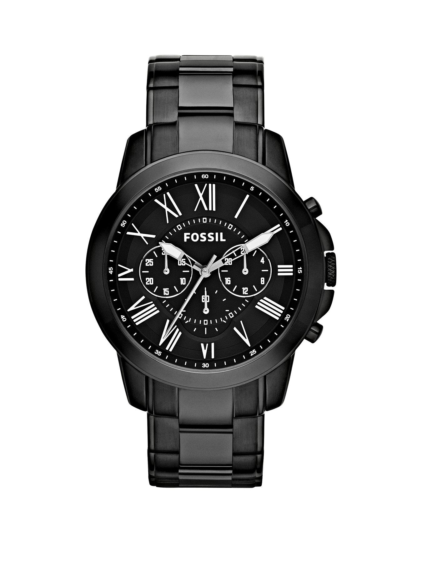 undefined Grant Chronograph Stainless Steel Watch FS4832 - Black