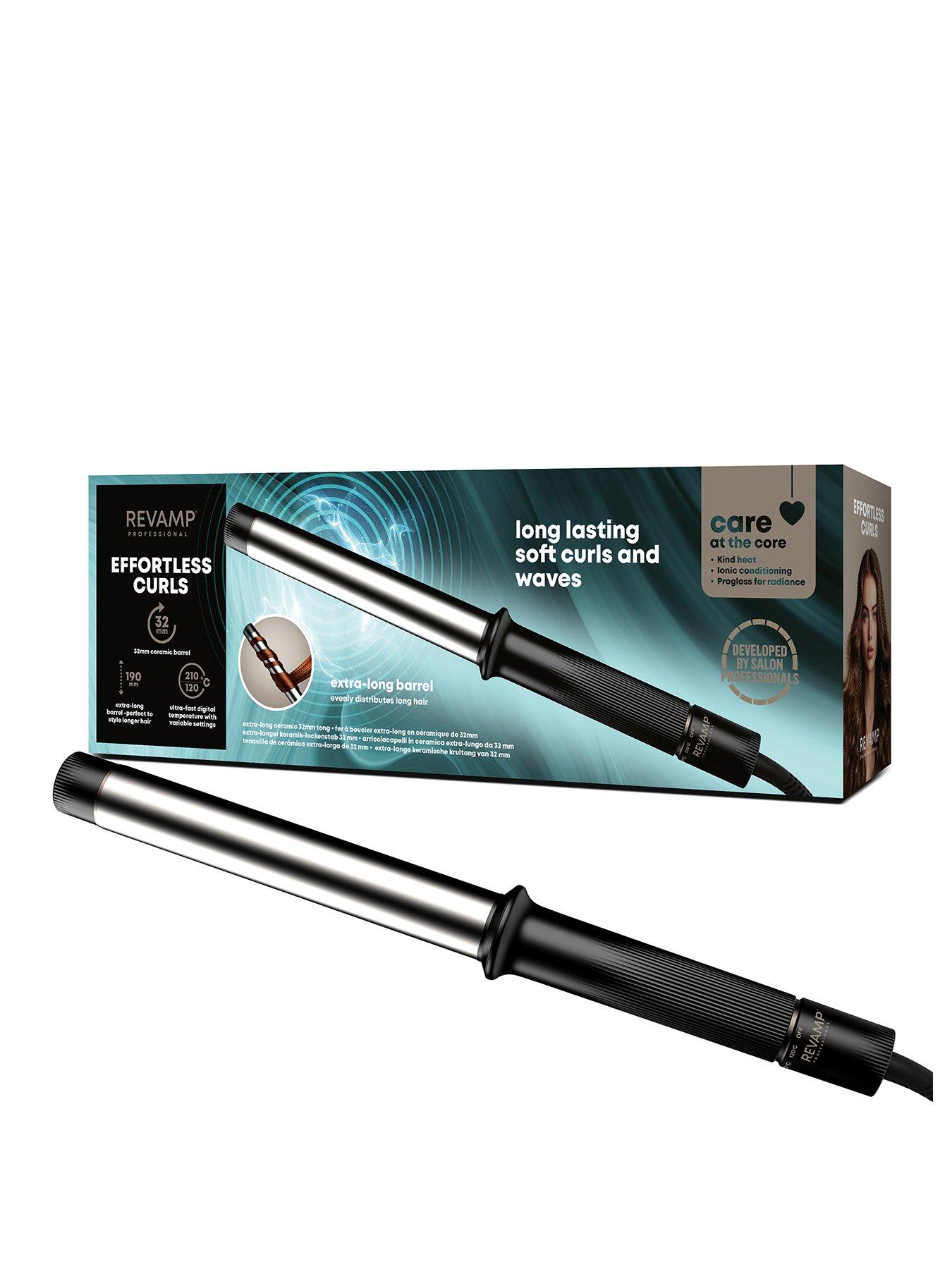 Revamp Effortless Curls Extra-long ceramic 32mm tong