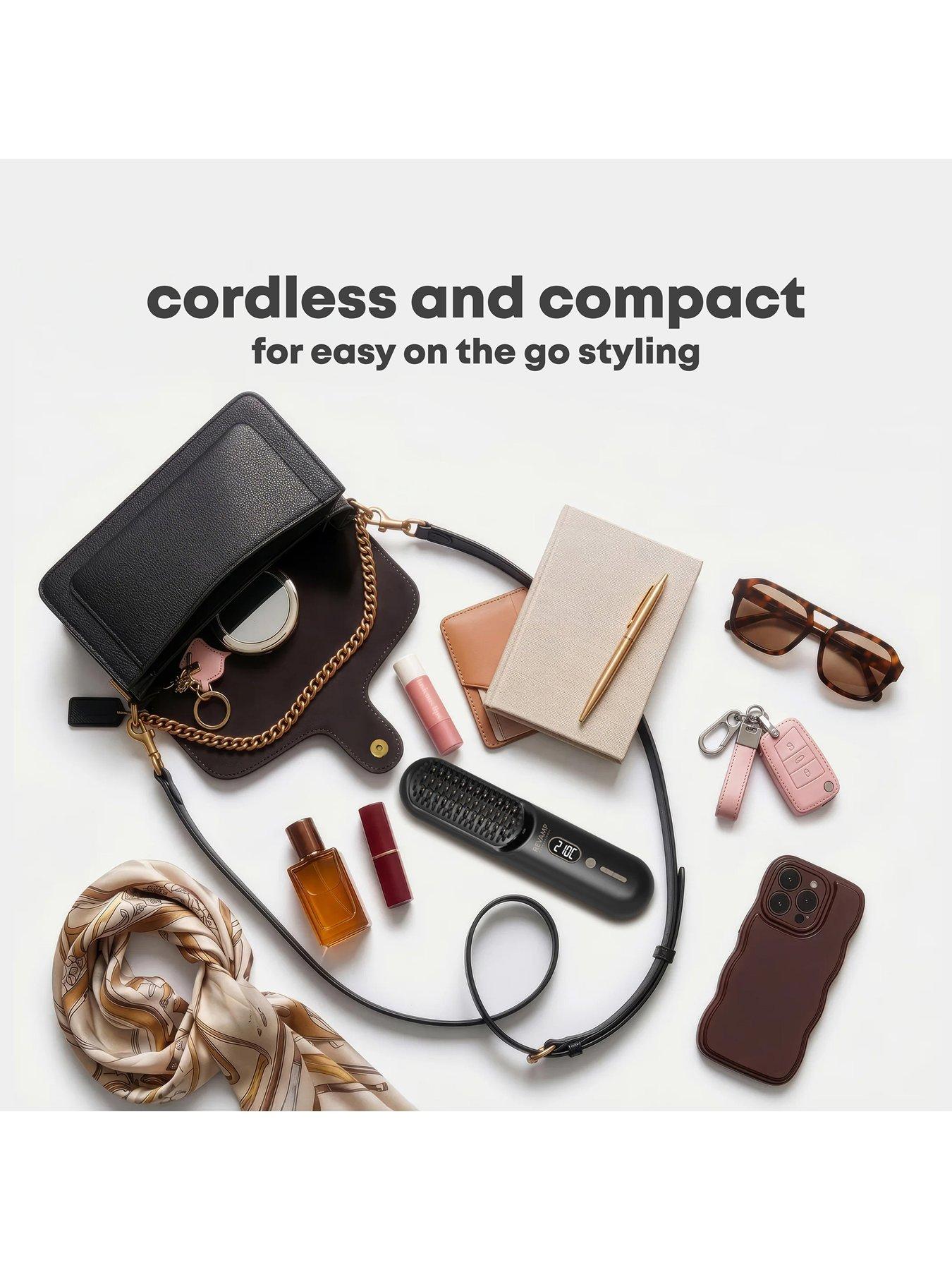 Image 2 of 8 of Revamp Straight &amp; Go Ionic Cordless Straightening and Smoothing Hot Brush