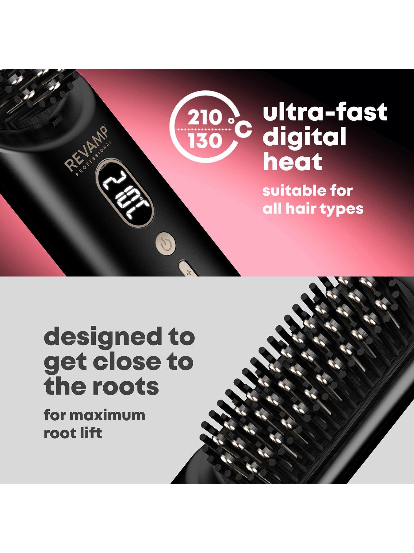 Image 5 of 8 of Revamp Straight &amp; Go Ionic Cordless Straightening and Smoothing Hot Brush
