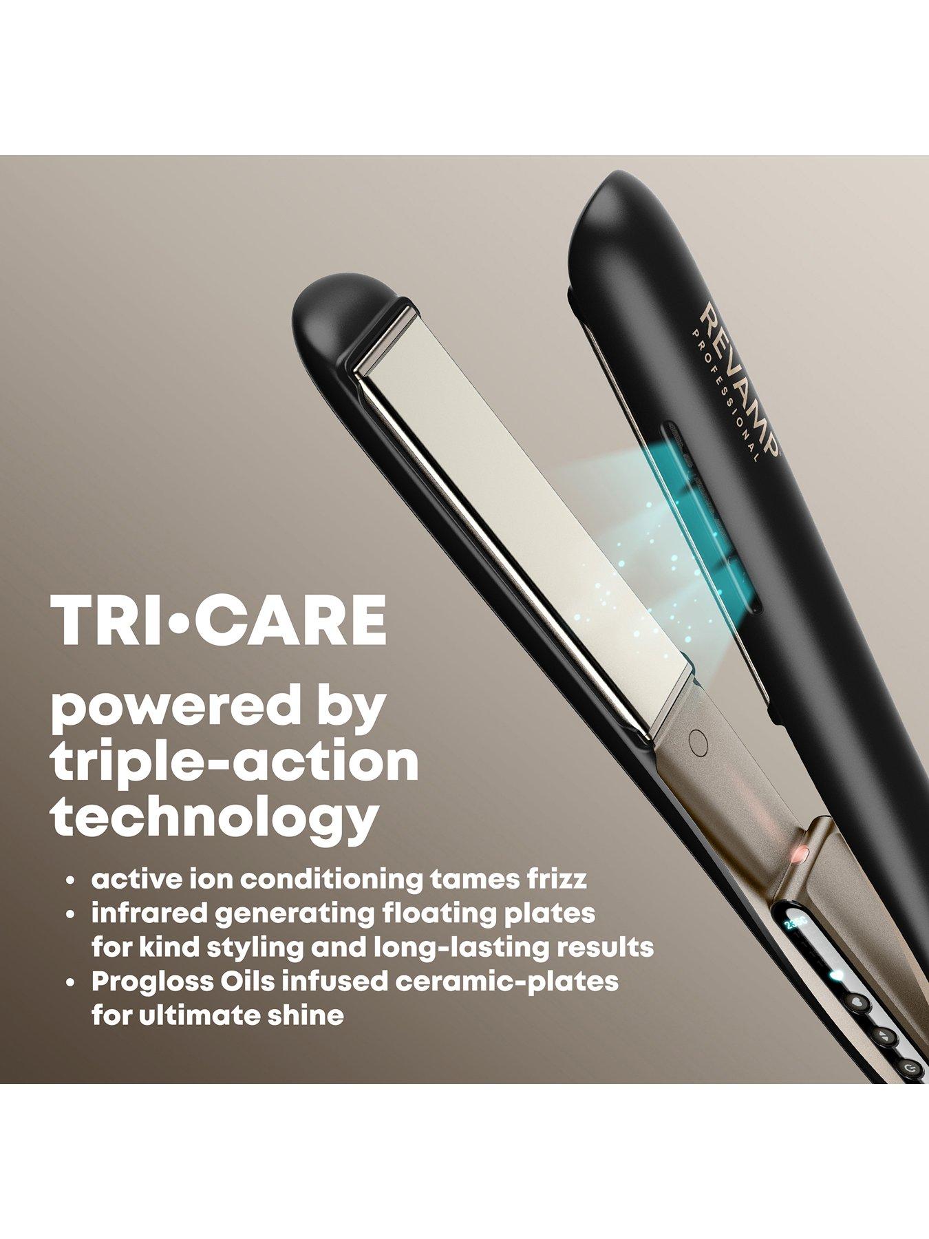  image of revamp-tri-care-ceramic-infrared-straightener