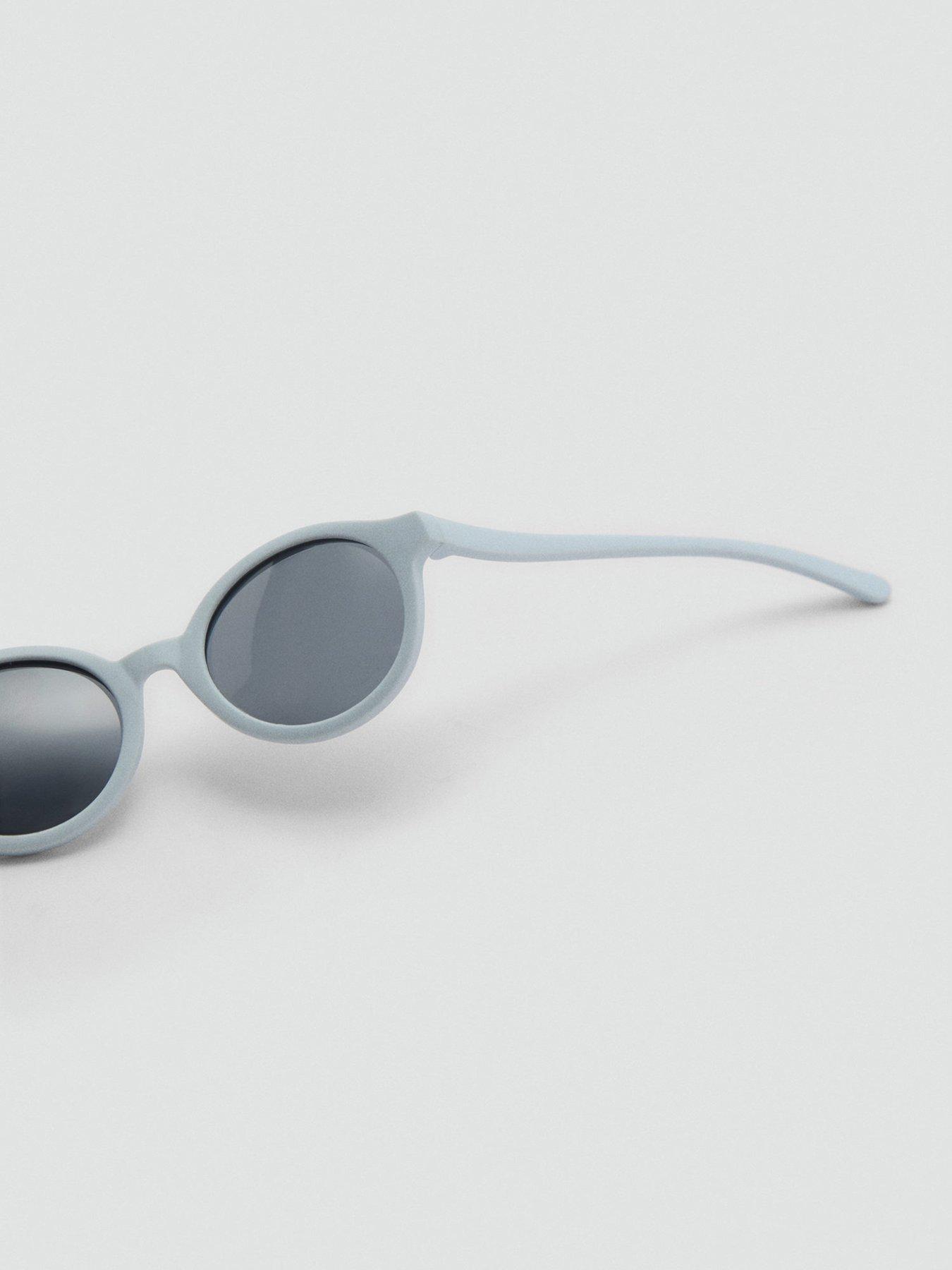 Image 3 of 4 of Mango Younger Boys Round Sunglasses - Blue