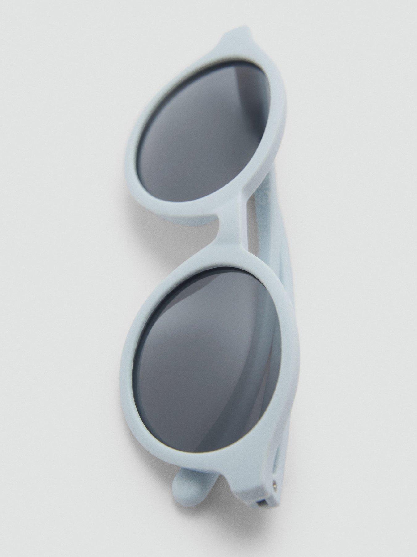 Image 4 of 4 of Mango Younger Boys Round Sunglasses - Blue