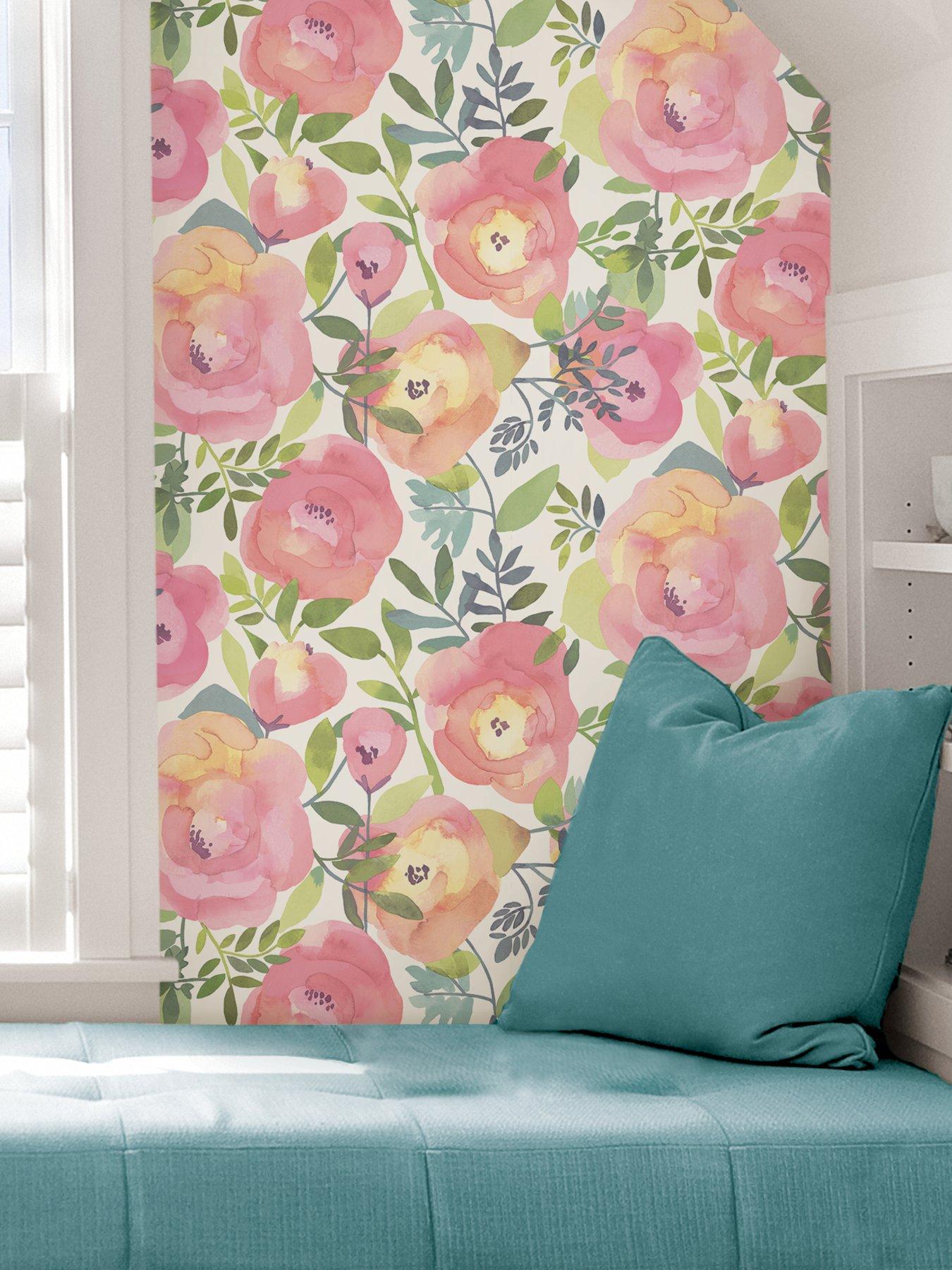  image of nuwallpaper-self-adhesive-peachy-keen-pink