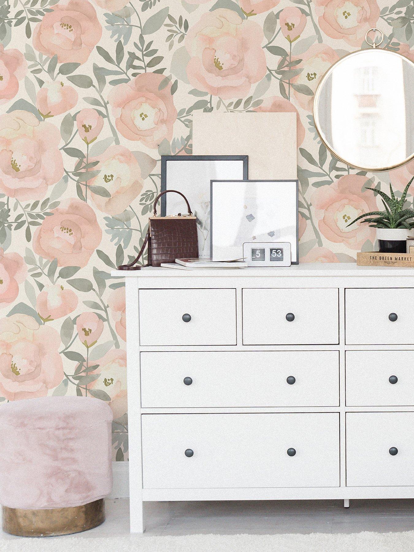 Image 1 of 4 of NuWallpaper Self Adhesive Peachy Keen - Pink