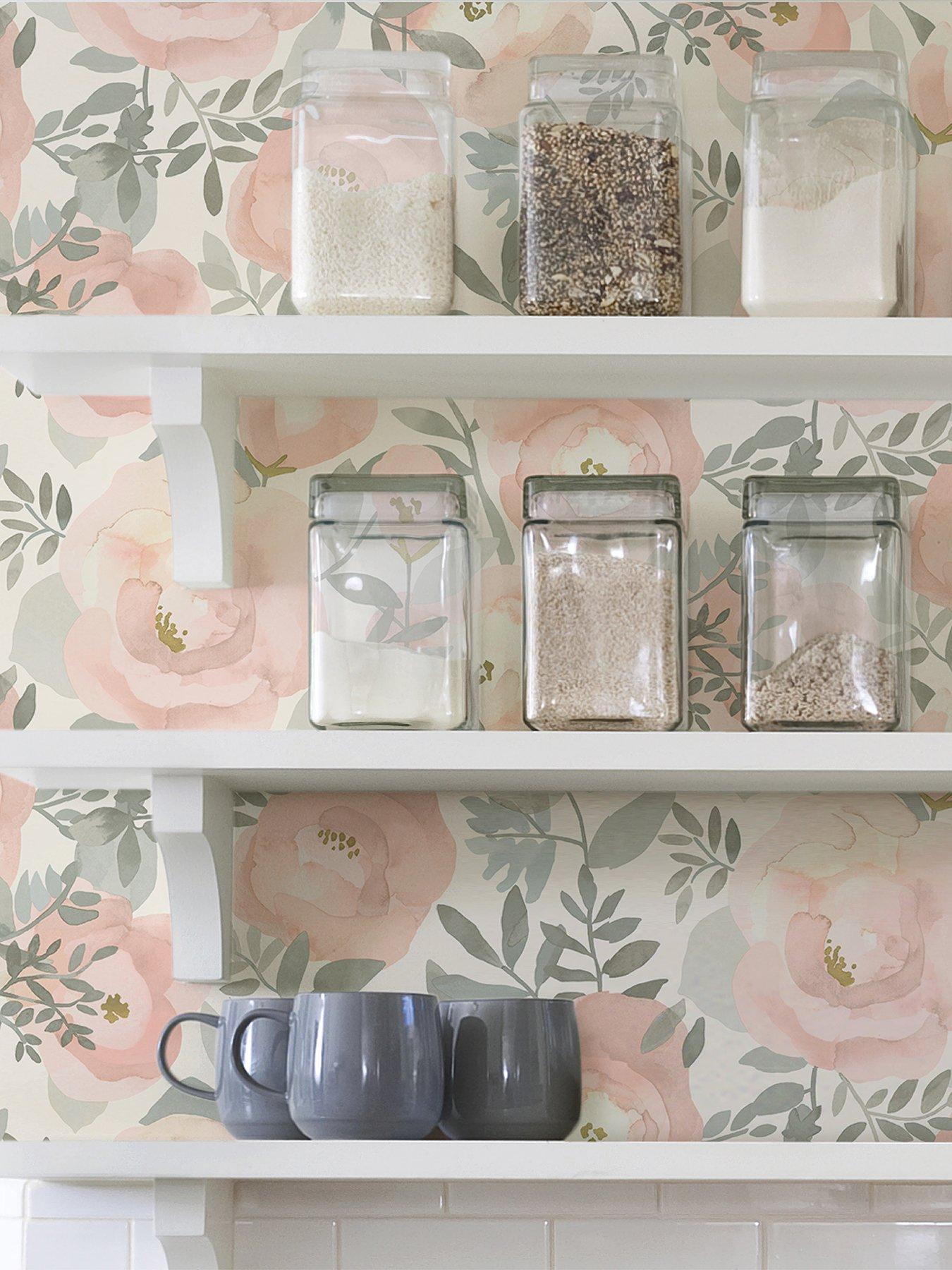 Image 4 of 4 of NuWallpaper Self Adhesive Peachy Keen - Pink