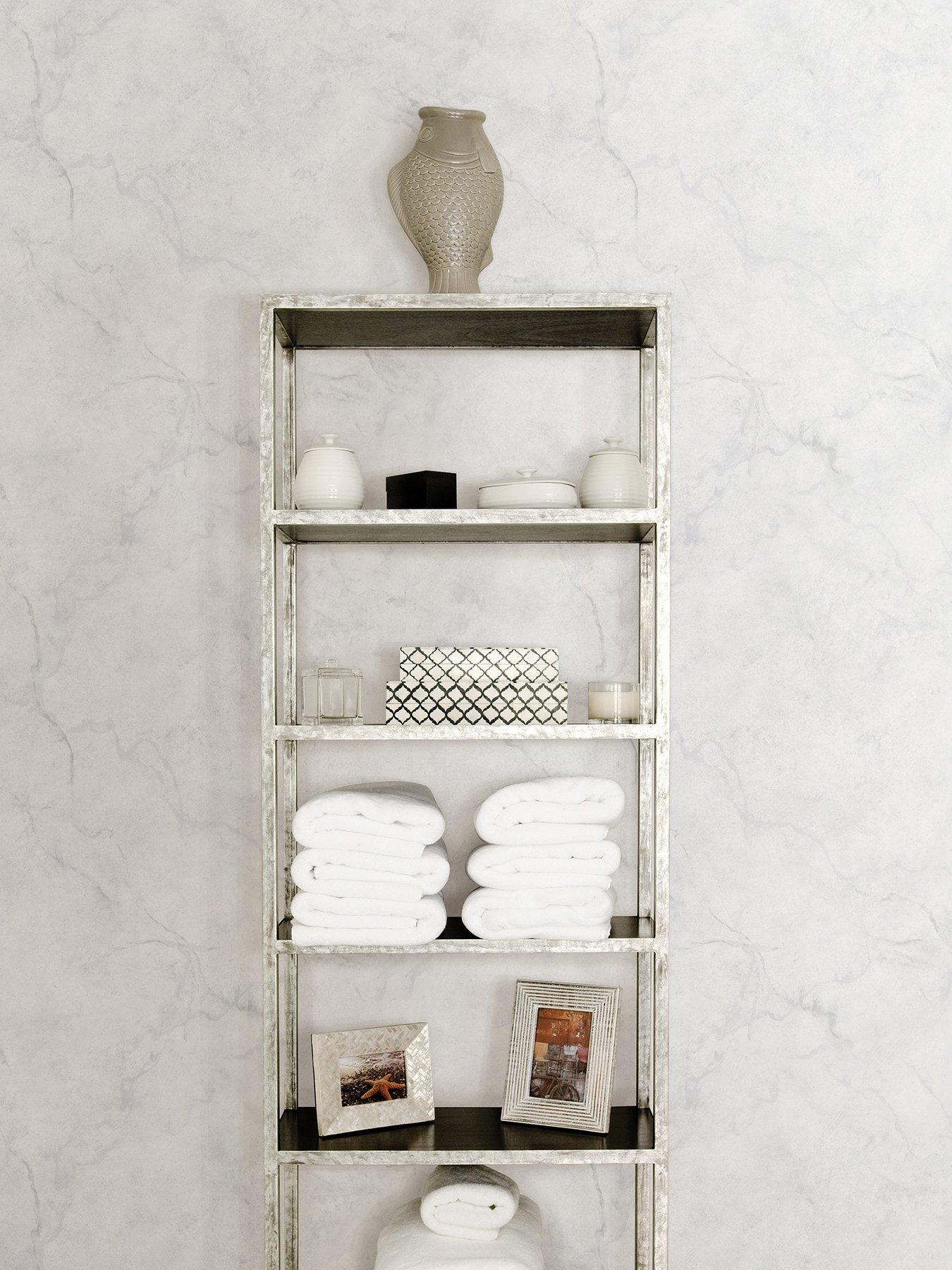 Image 3 of 4 of NuWallpaper Self Adhesive Carrara Marble - Grey