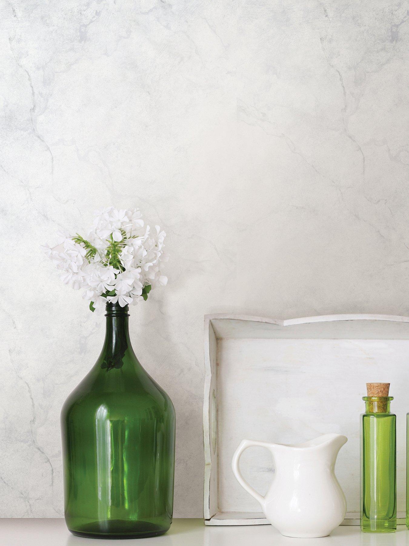 Image 4 of 4 of NuWallpaper Self Adhesive Carrara Marble - Grey