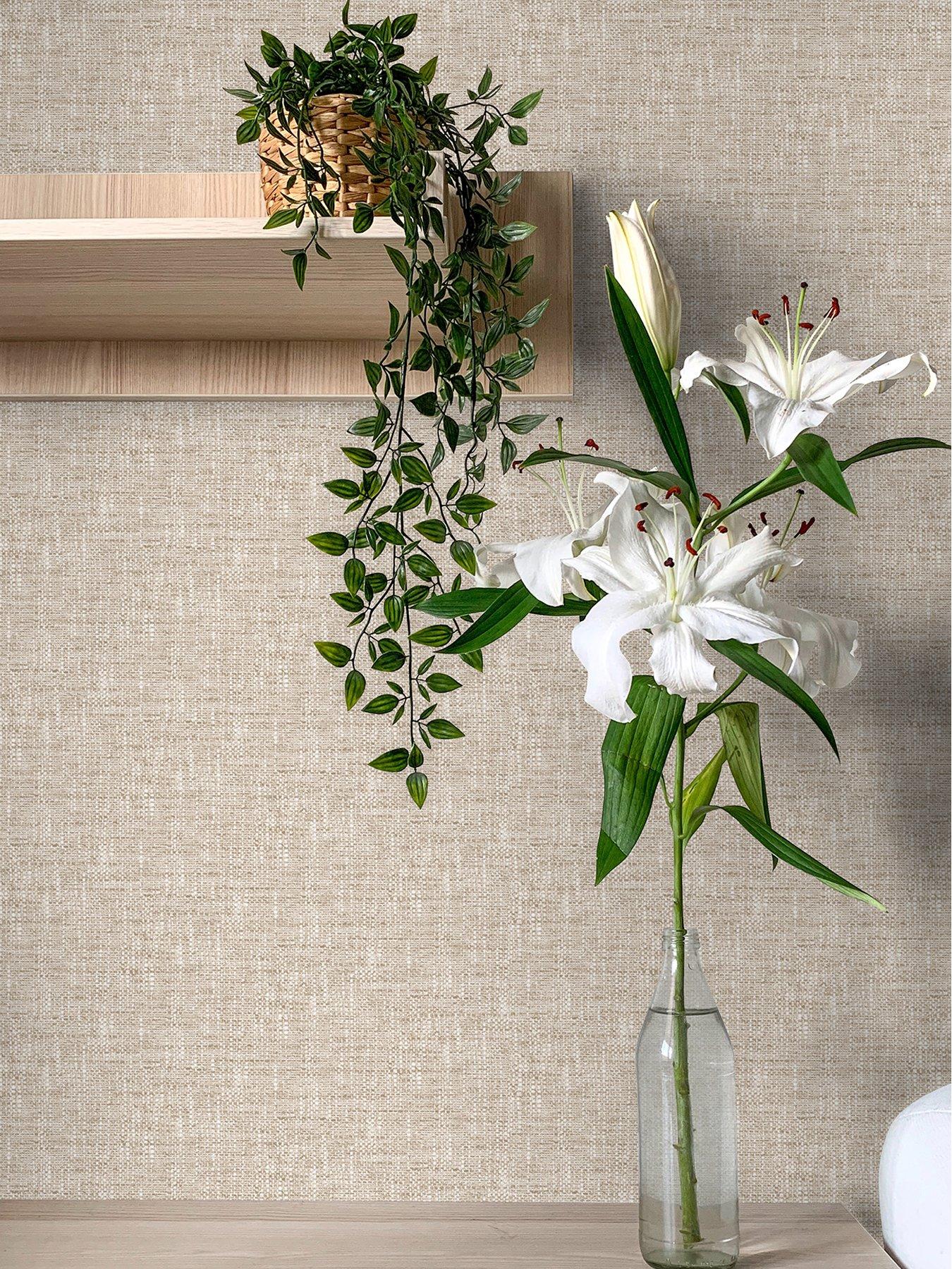 Image 3 of 4 of NuWallpaper Self Adhesive Poplin - Tan