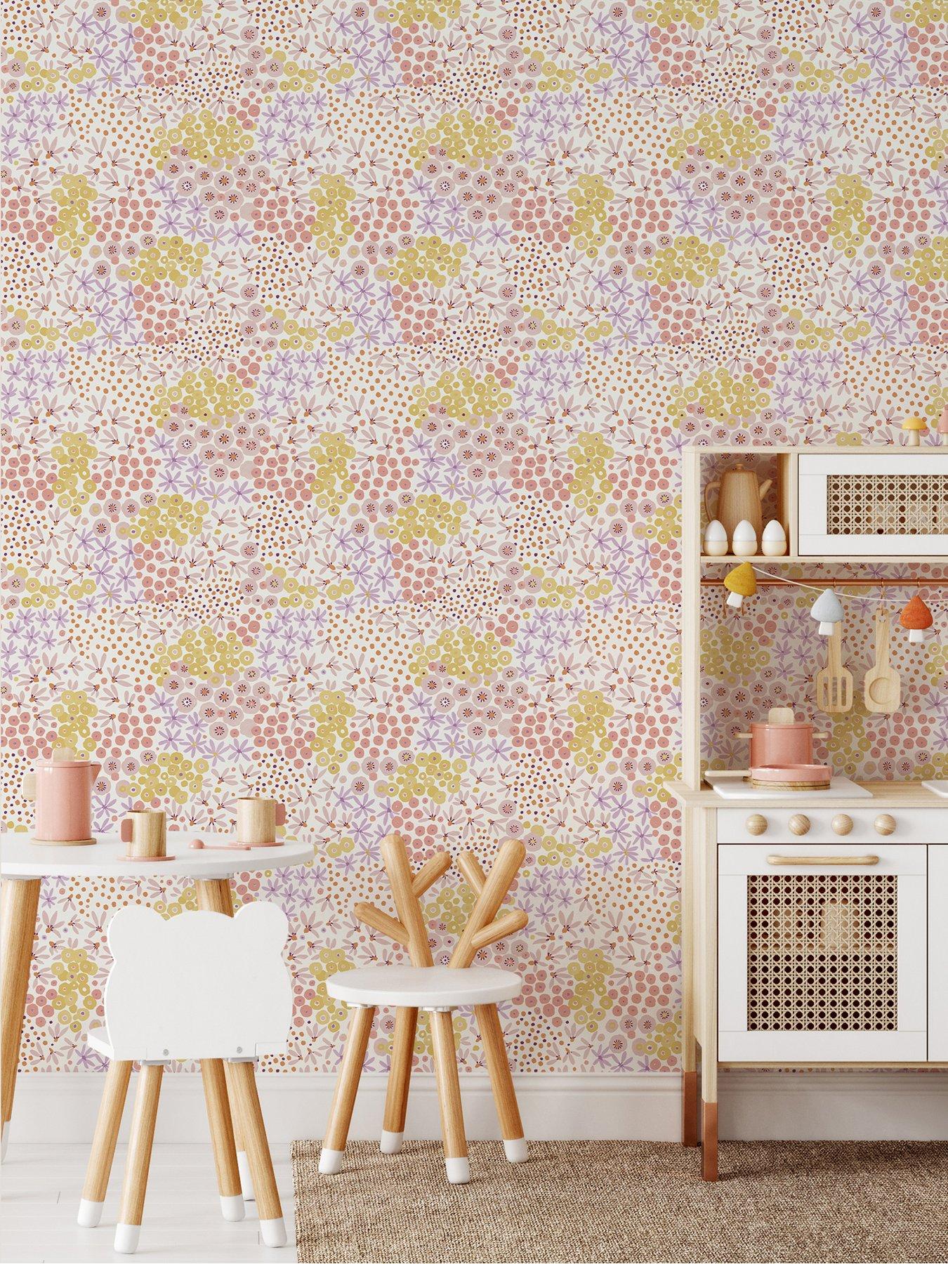 NuWallpaper Self Adhesive Kids Floral Bunch - Multi