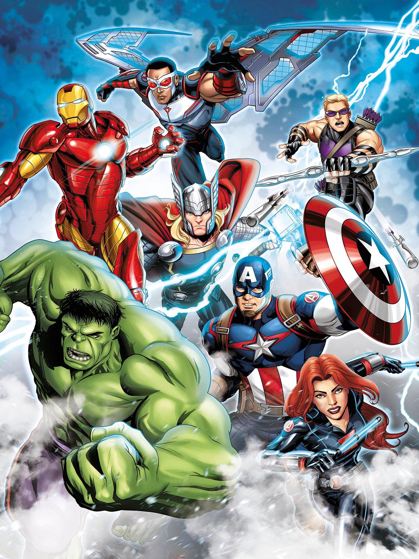 Image 2 of 2 of Komar Komar Mural Marvel Avengers Mighty