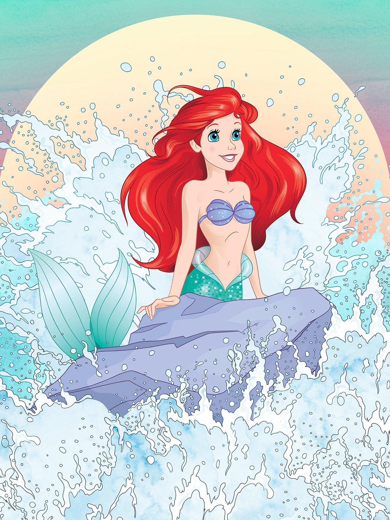 Image 2 of 2 of Komar Mural Disney Ariel Rise