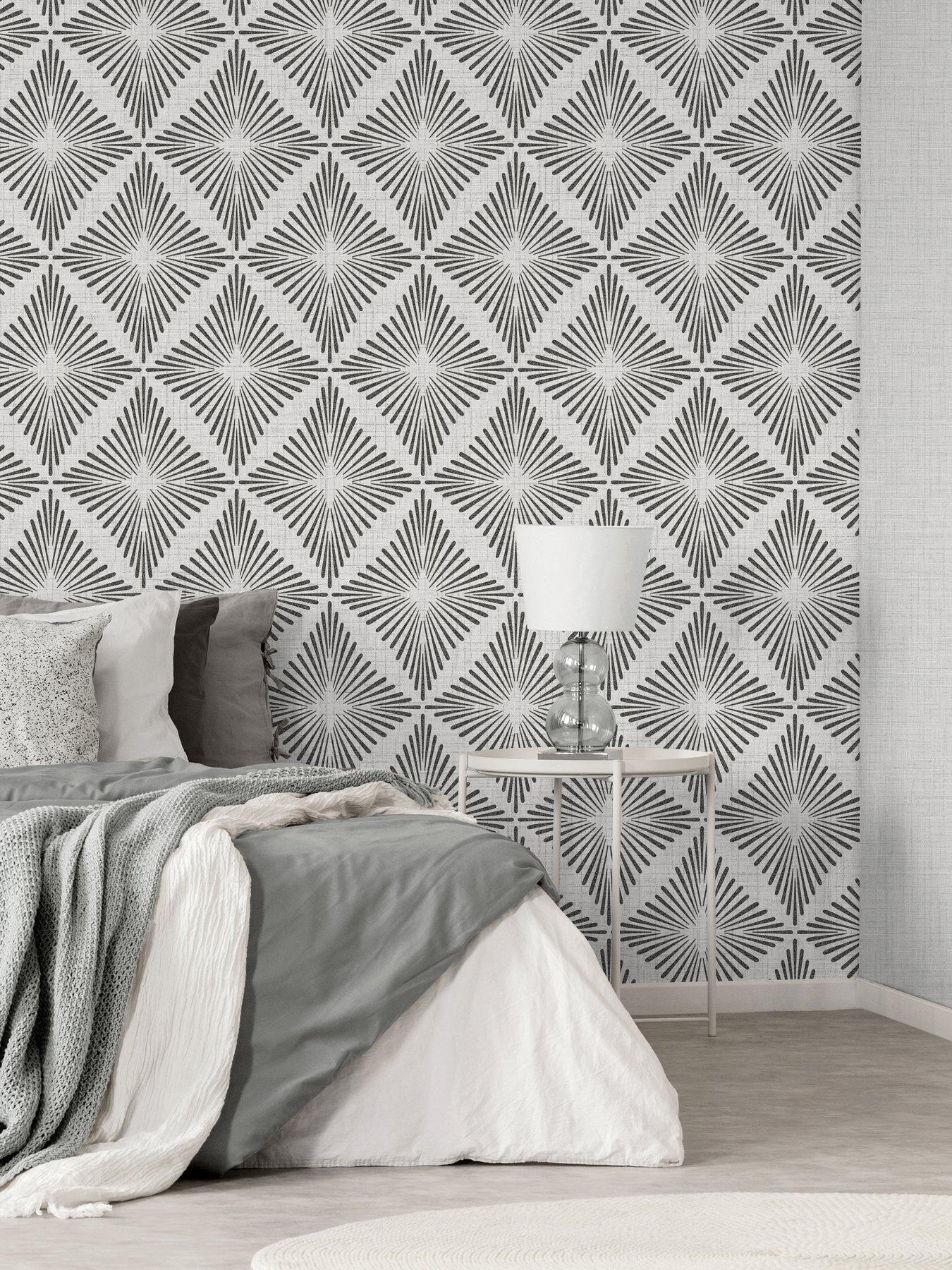 Image 1 of 4 of Fine Decor Denver Wallpaper - Grey
