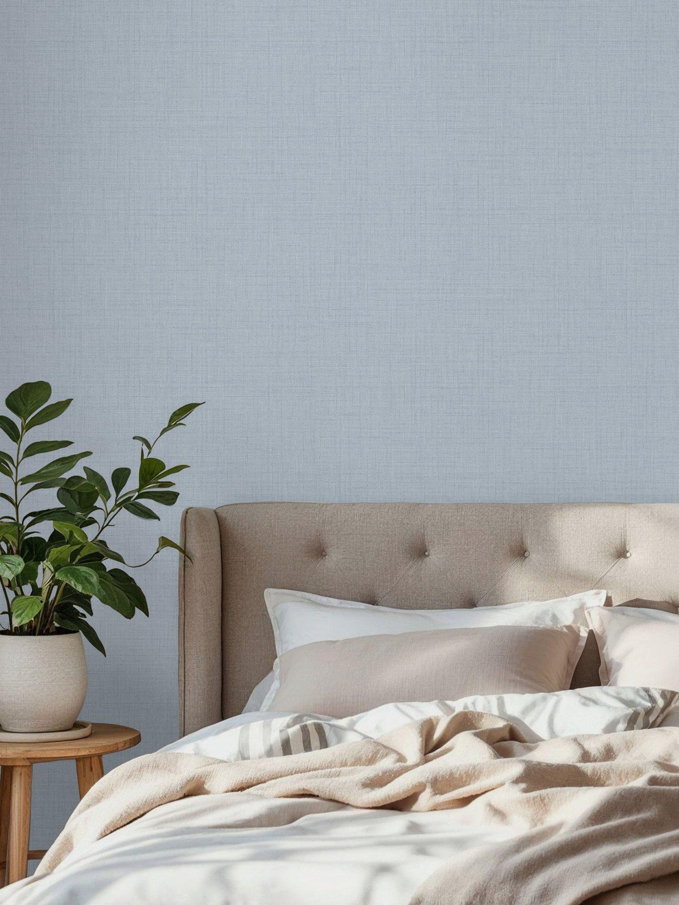 Image 1 of 4 of Fine Decor Larson Texture Wallpaper - Blue