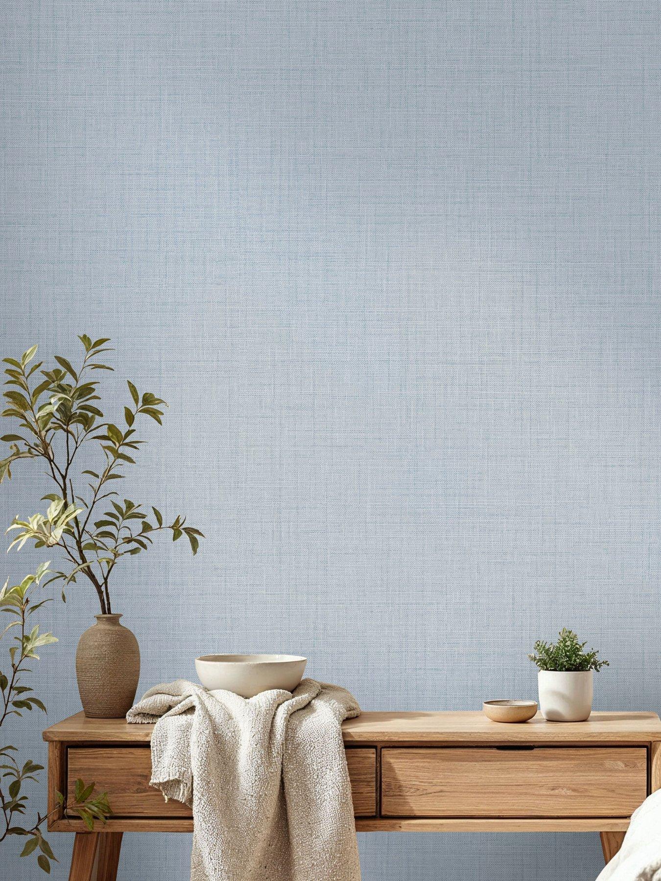 Image 2 of 4 of Fine Decor Larson Texture Wallpaper - Blue