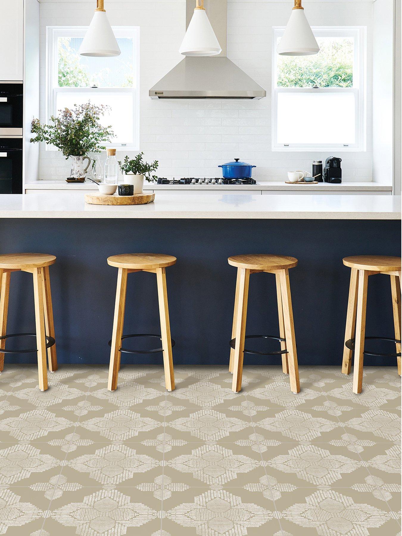 Floor Pops Floorpops Sullivan Peel  &  Stick Floor Tiles