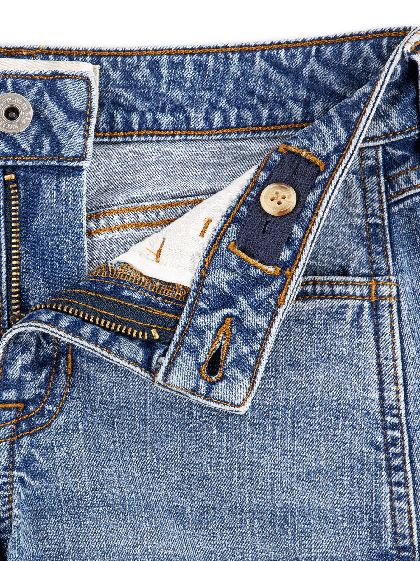 Image 6 of 6 of Abercrombie & Fitch Girls High Rise Balloon Jeans - Blue