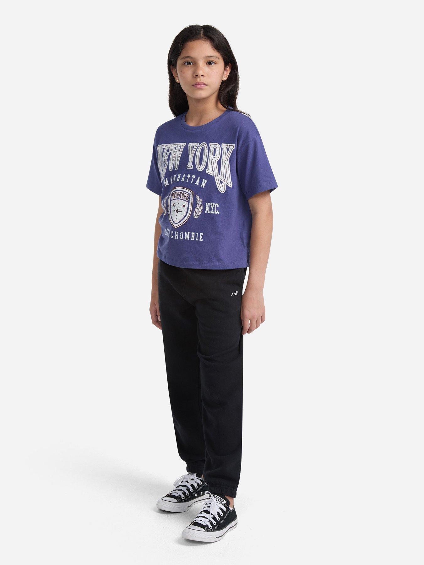 undefined Girls Essential Fleece Jogger - Black