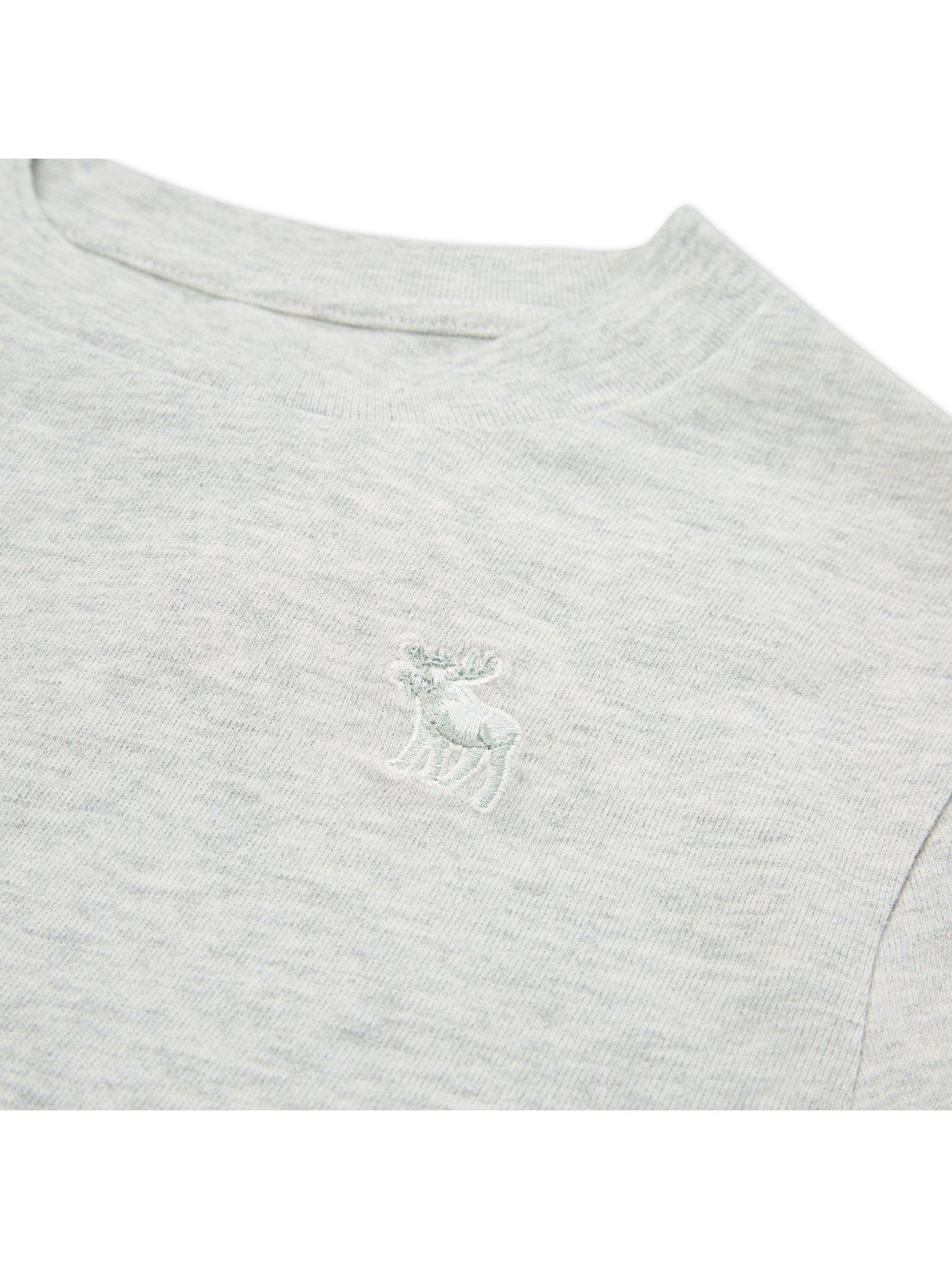 Image 3 of 4 of Abercrombie & Fitch Boys 3 Pack Long Sleeve T-Shirts - Blue