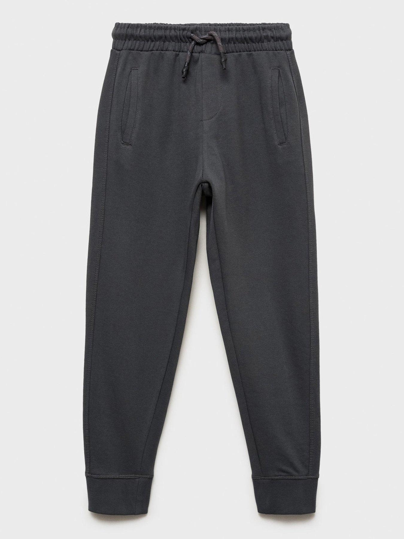 Image 1 of 4 of Mango Boys Joggers - Dark Grey