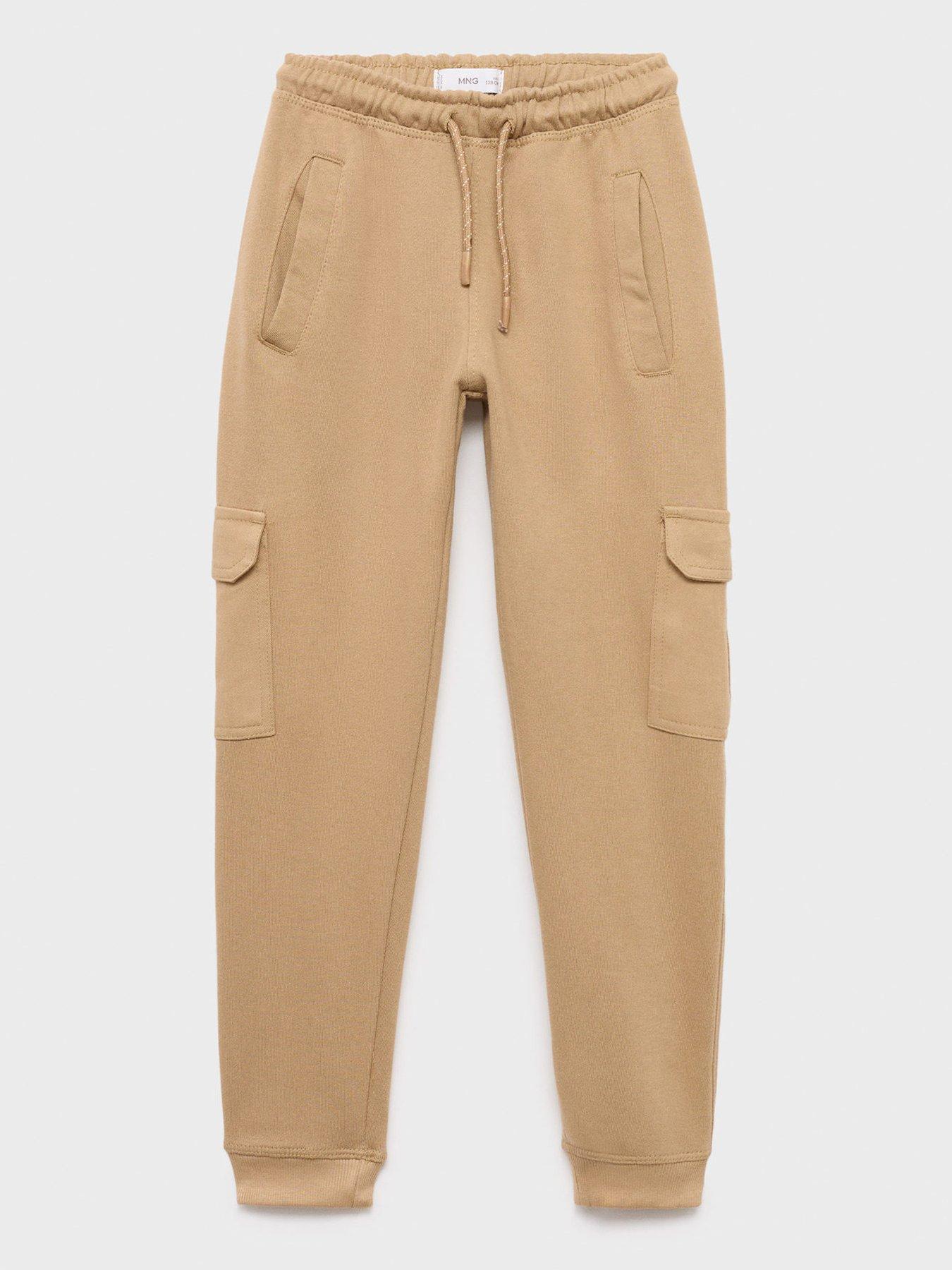 undefined Boys Cargo Joggers - Light Brown