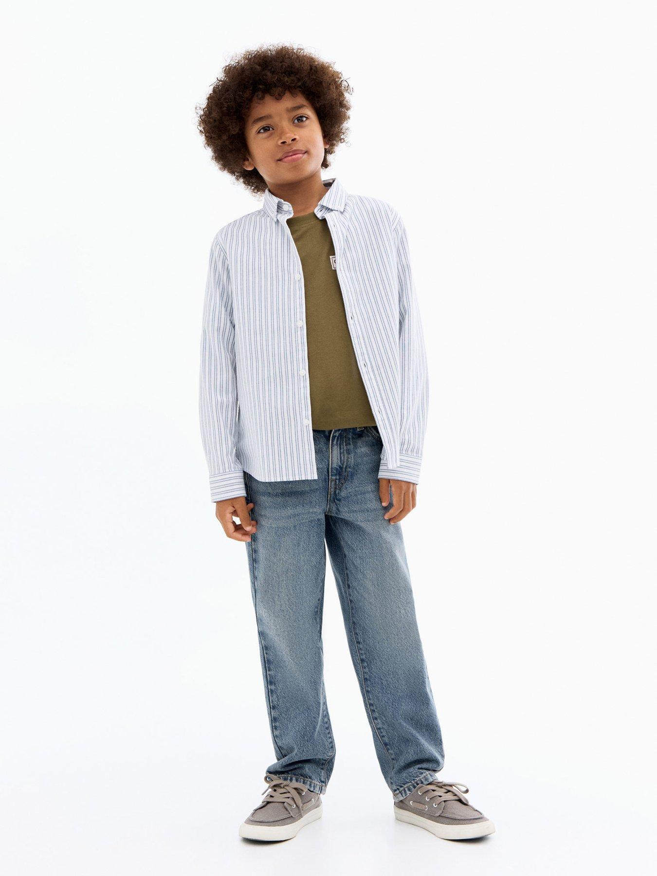 Image 2 of 5 of Mango Boys Dad Jeans - Blue