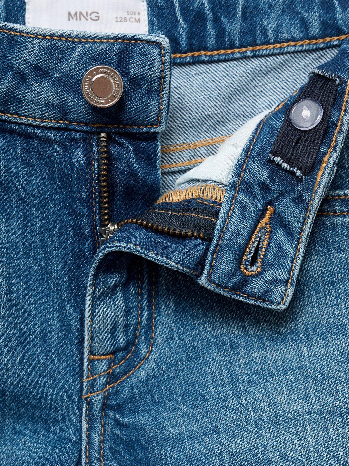 Image 3 of 4 of Mango Boys Regular Fit Jeans - Blue