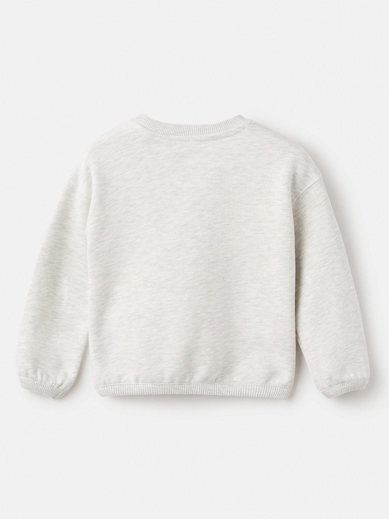 Image 3 of 6 of Mango Younger Girls Happy Sweat - Grey