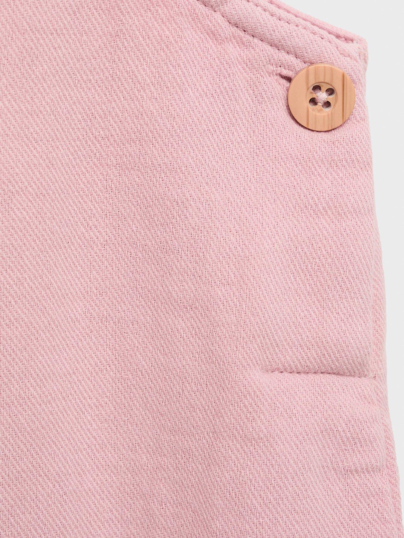 Image 3 of 4 of Mango Baby Girls Dungarees - Light Pink