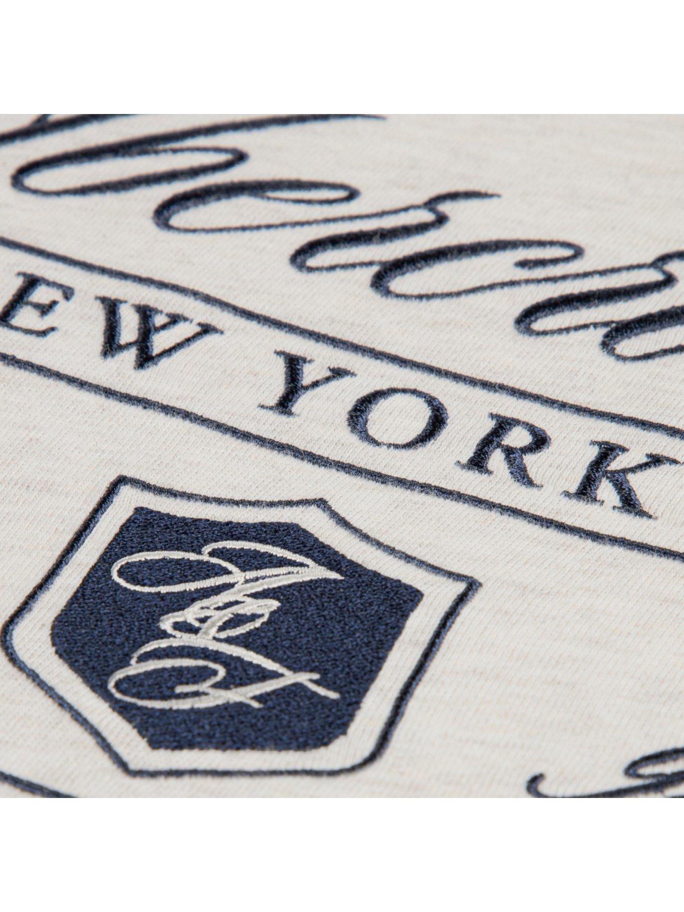Image 6 of 6 of Abercrombie & Fitch Girls Anf Crest Boxy Short Sleeve T-shirt - Beige