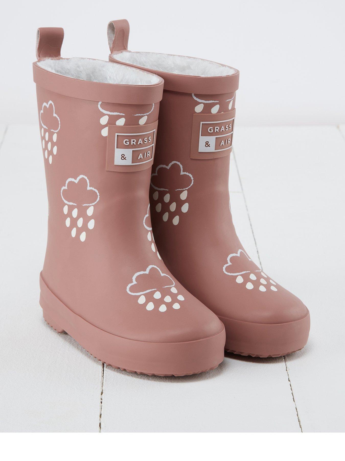 undefined Infant/Junior Colour-Revealing Winter Wellies - Pink