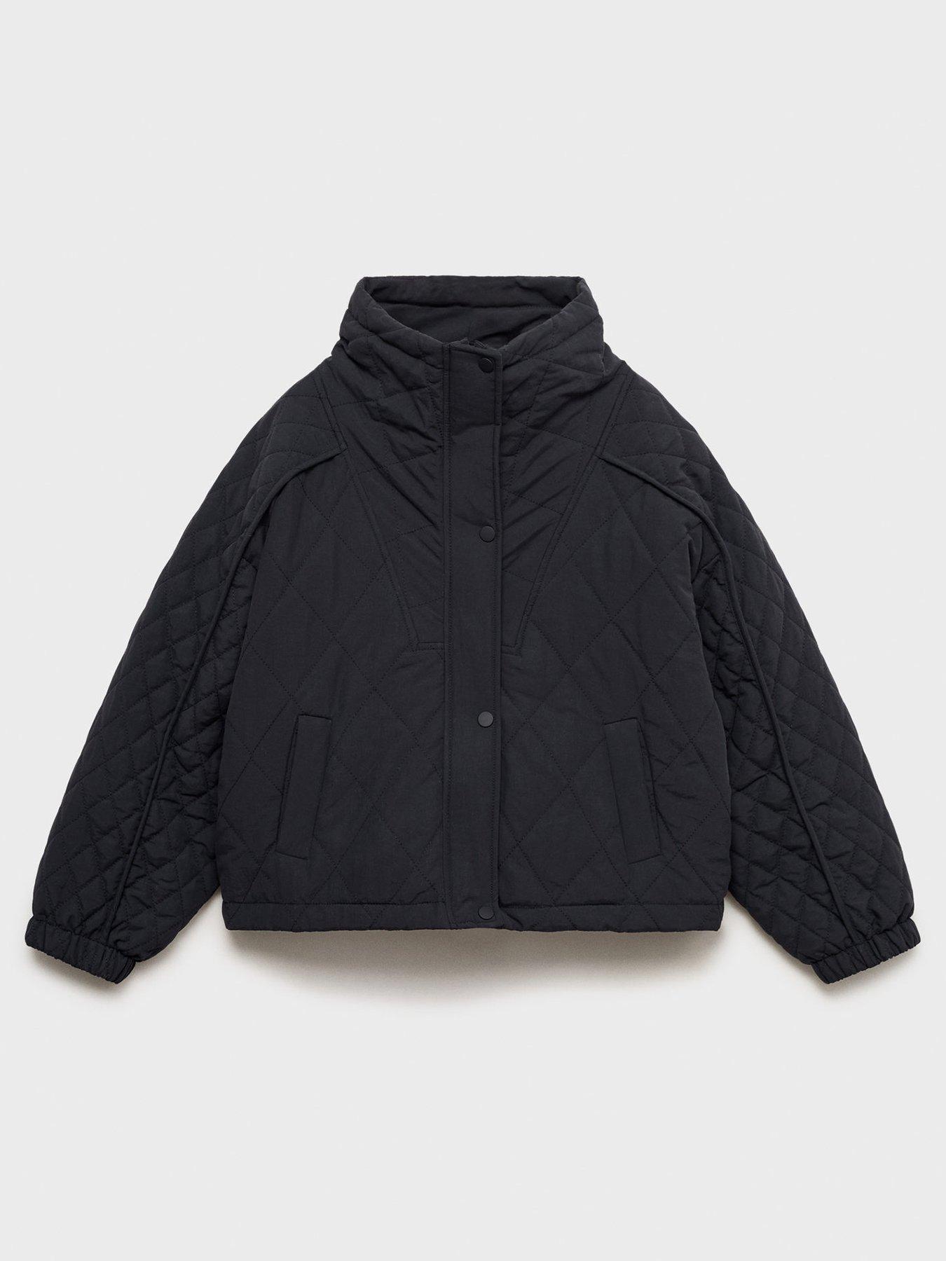 undefined Girls Oversized Jacket - Navy