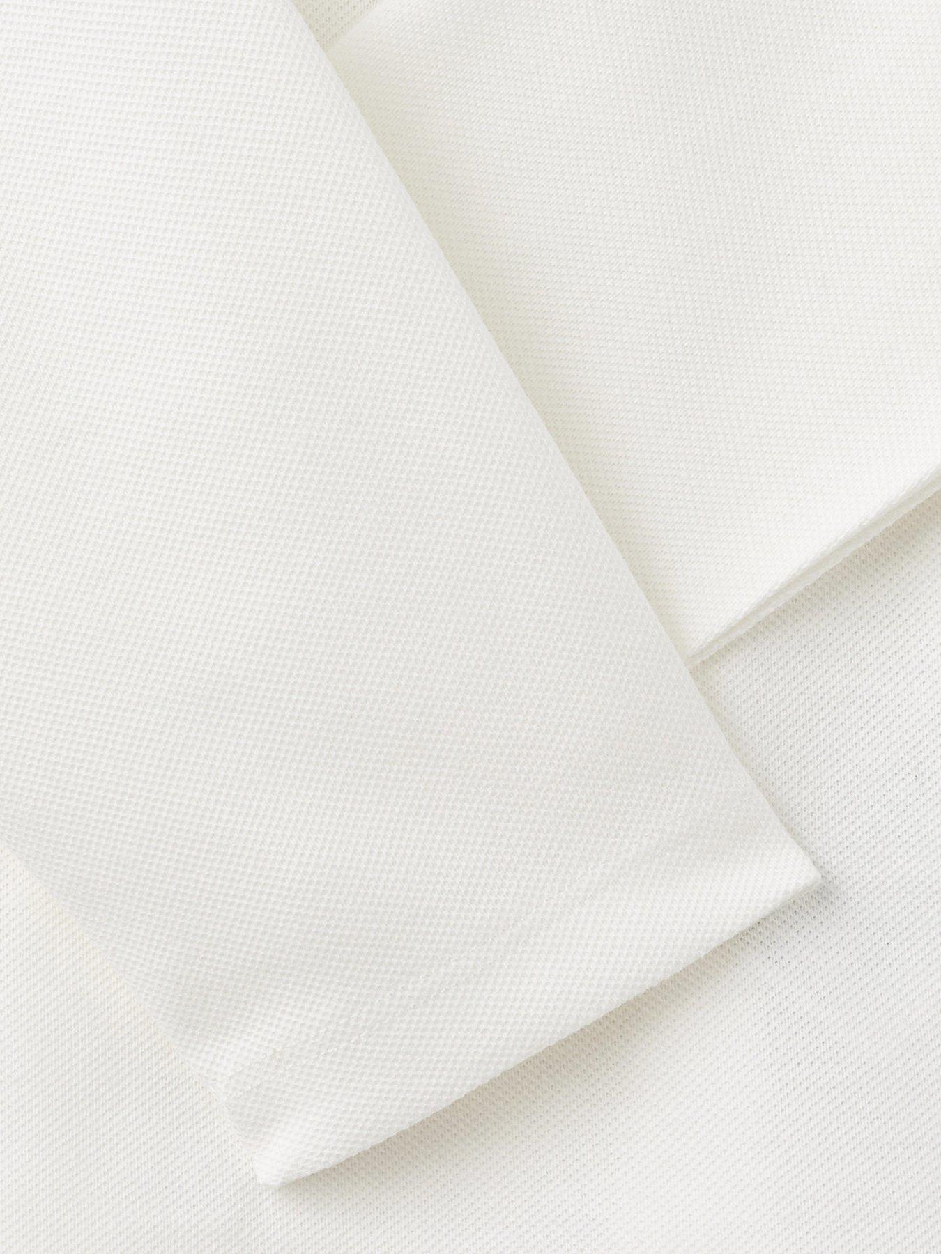 Image 4 of 4 of Mango Younger Boys Long Sleeve Polo - White
