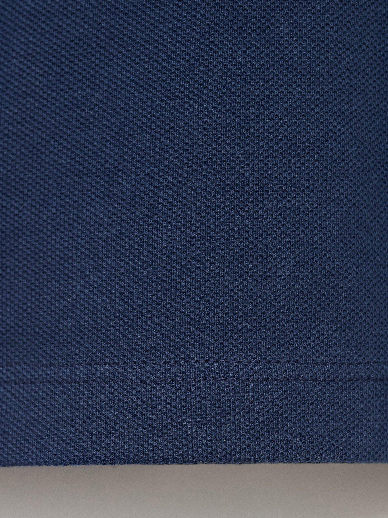  image of mango-younger-boys-long-sleeve-polo-navy