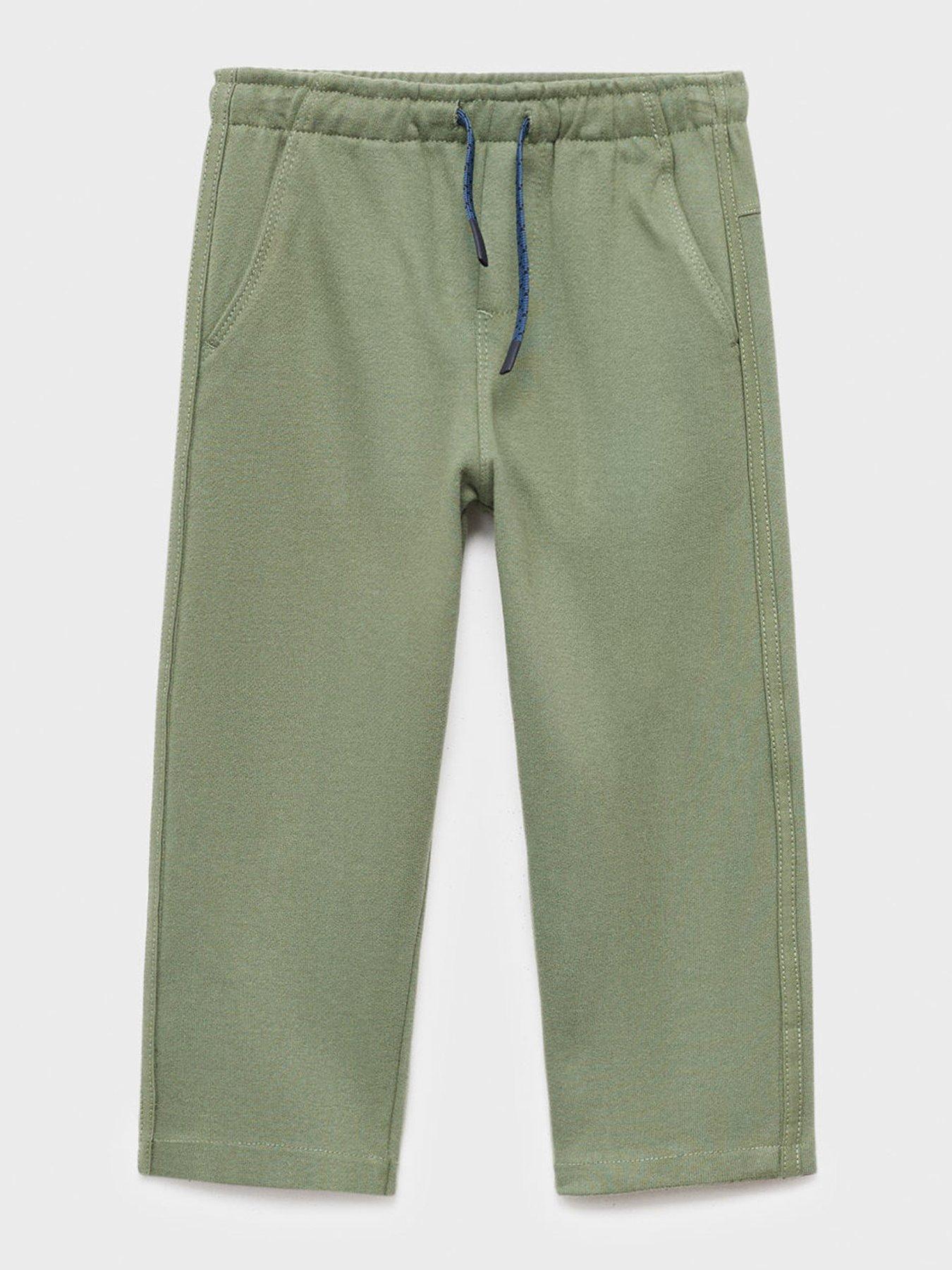 undefined Younger Boys Soho Straight Leg Co-Ord Joggers - Green