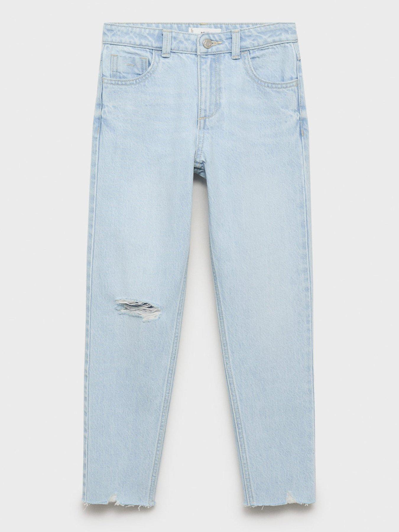 mango-girls-mom-jeans-light-blue