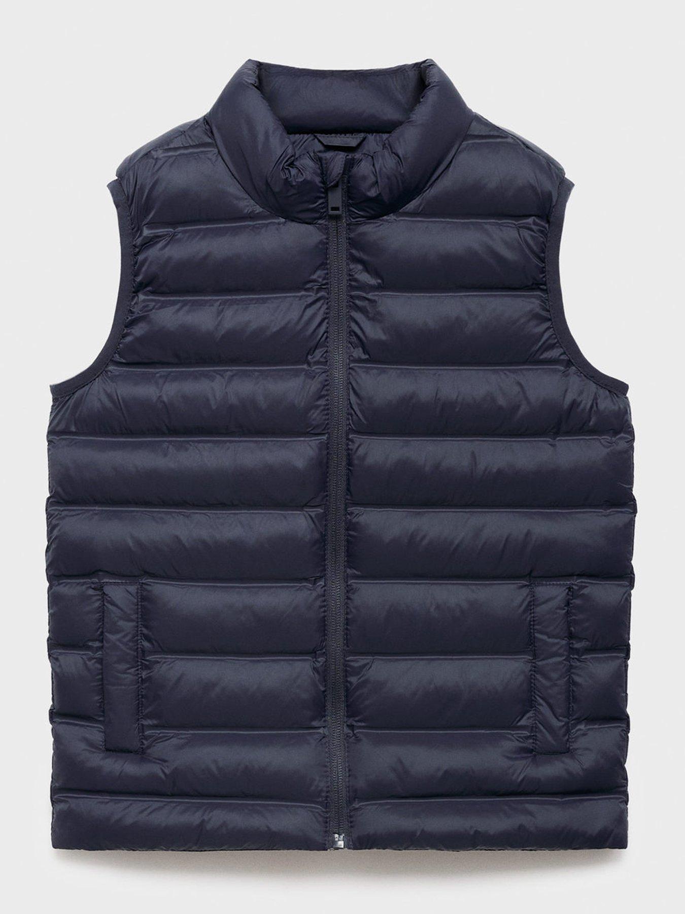 undefined Boys Quilted Gilet - Navy
