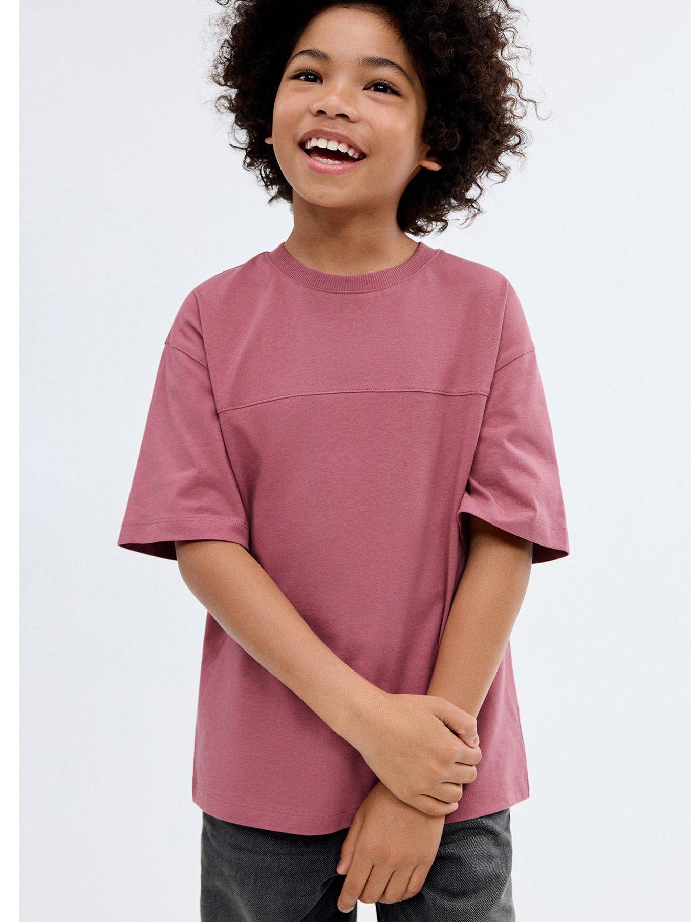 Mango Boys Short Sleeve T-Shirt - Red
