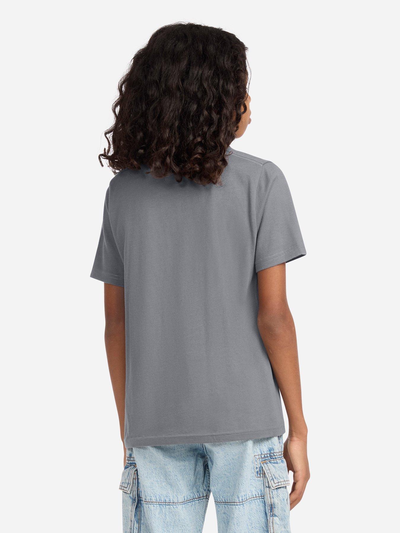 Image 2 of 5 of Abercrombie & Fitch Boys 3 Pack Short Sleeve T-Shirts - Red/Blue/Grey