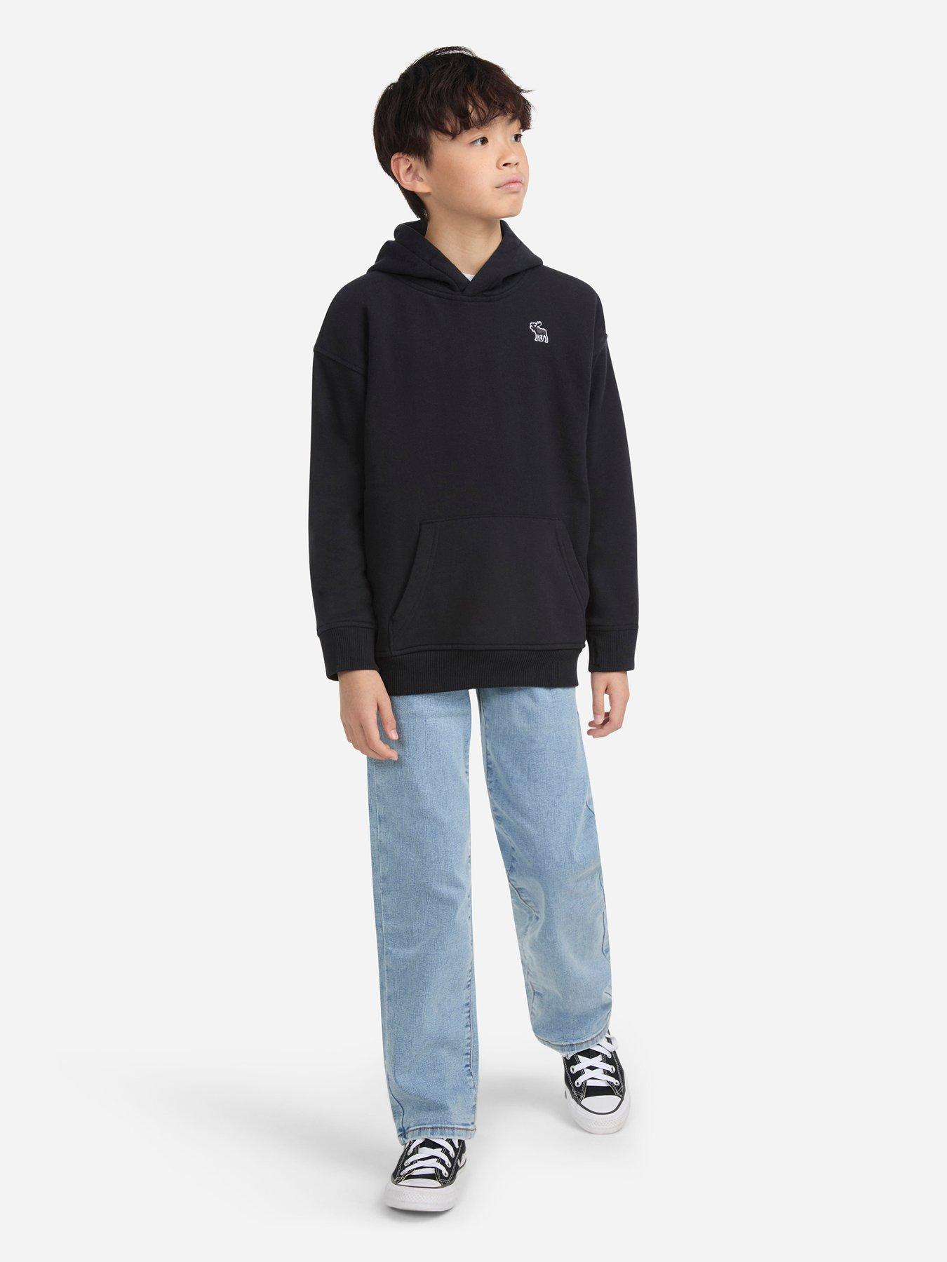 undefined Boys Essentials Fleece Hoodie - Black