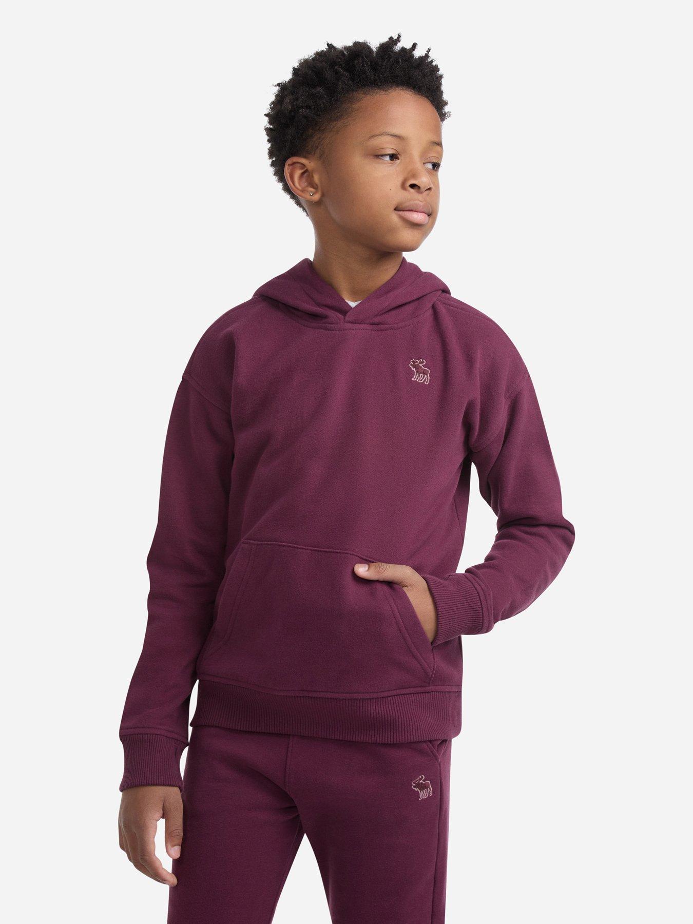 undefined Boys Essentials Fleece Hoodie - Red
