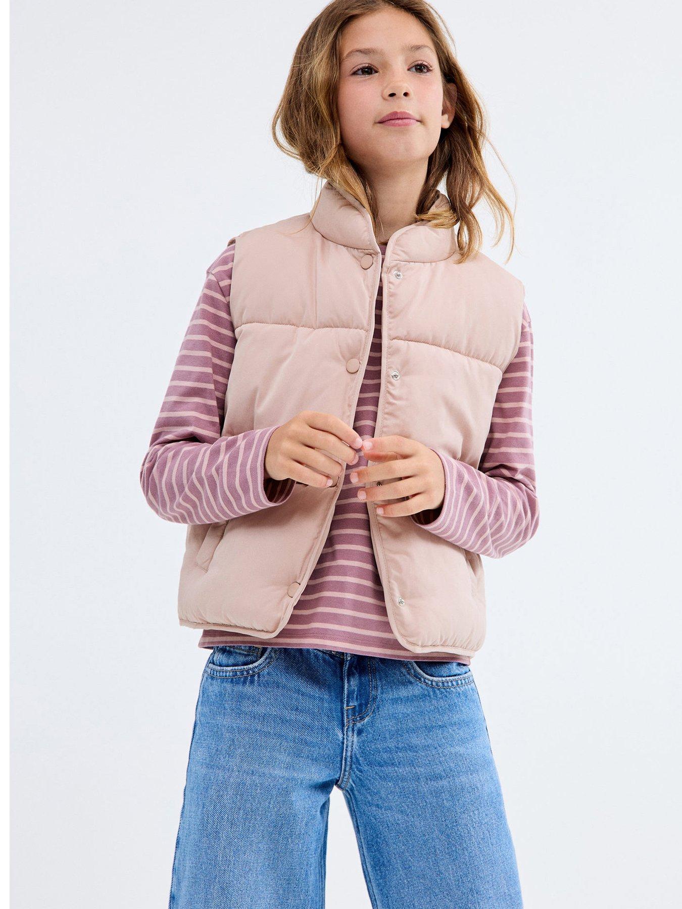 undefined Girls Gilet - Light Pink