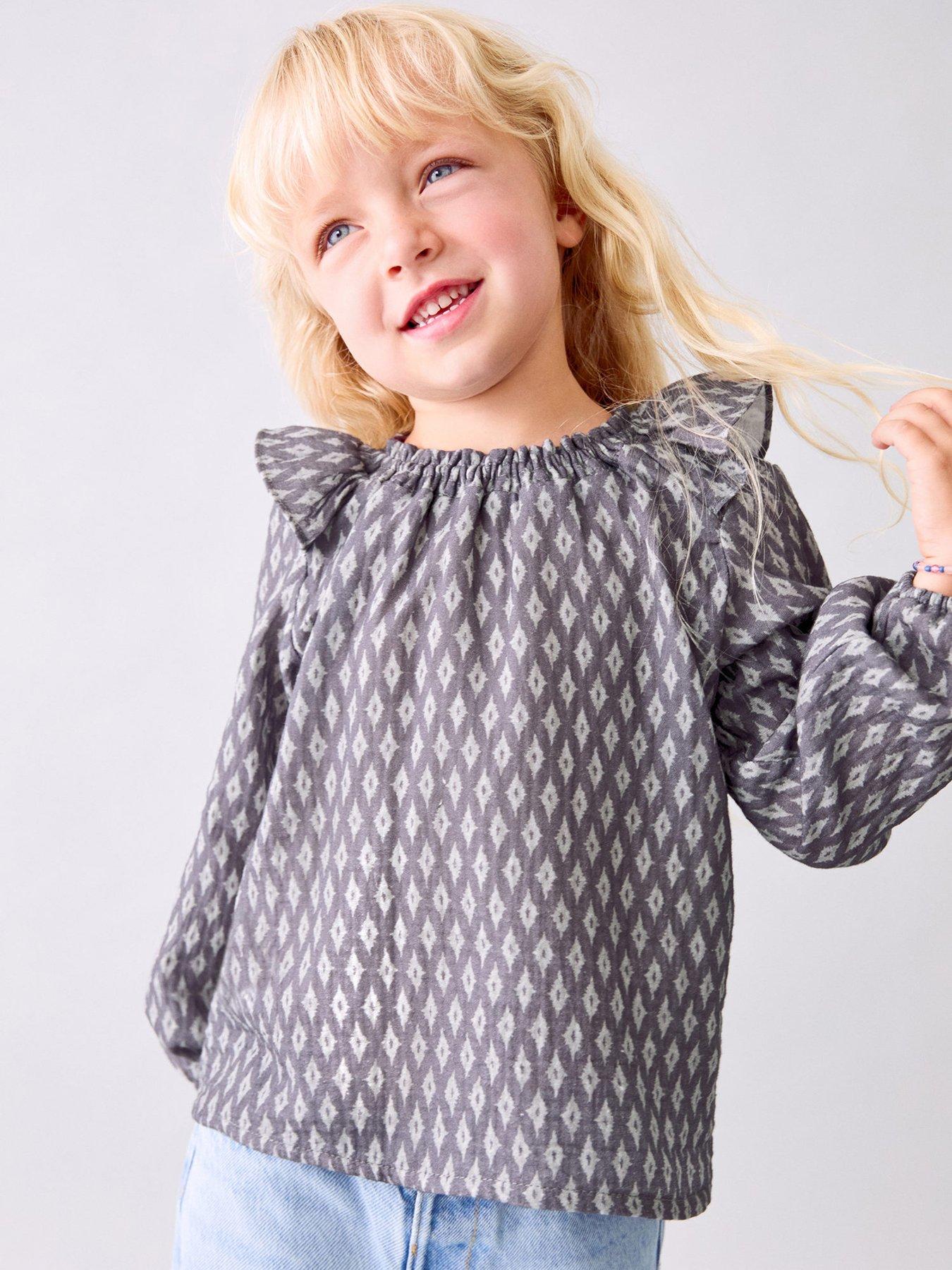 undefined Younger Girls Long Sleeve Blouse - Light Purple