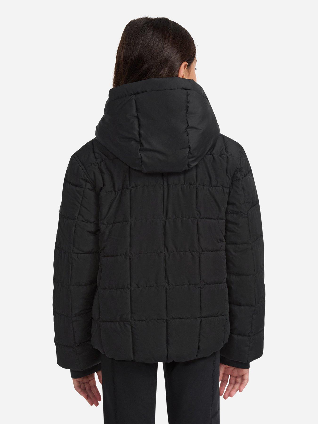 Image 2 of 6 of Abercrombie & Fitch Girls Midweight Padded Jacket - Black